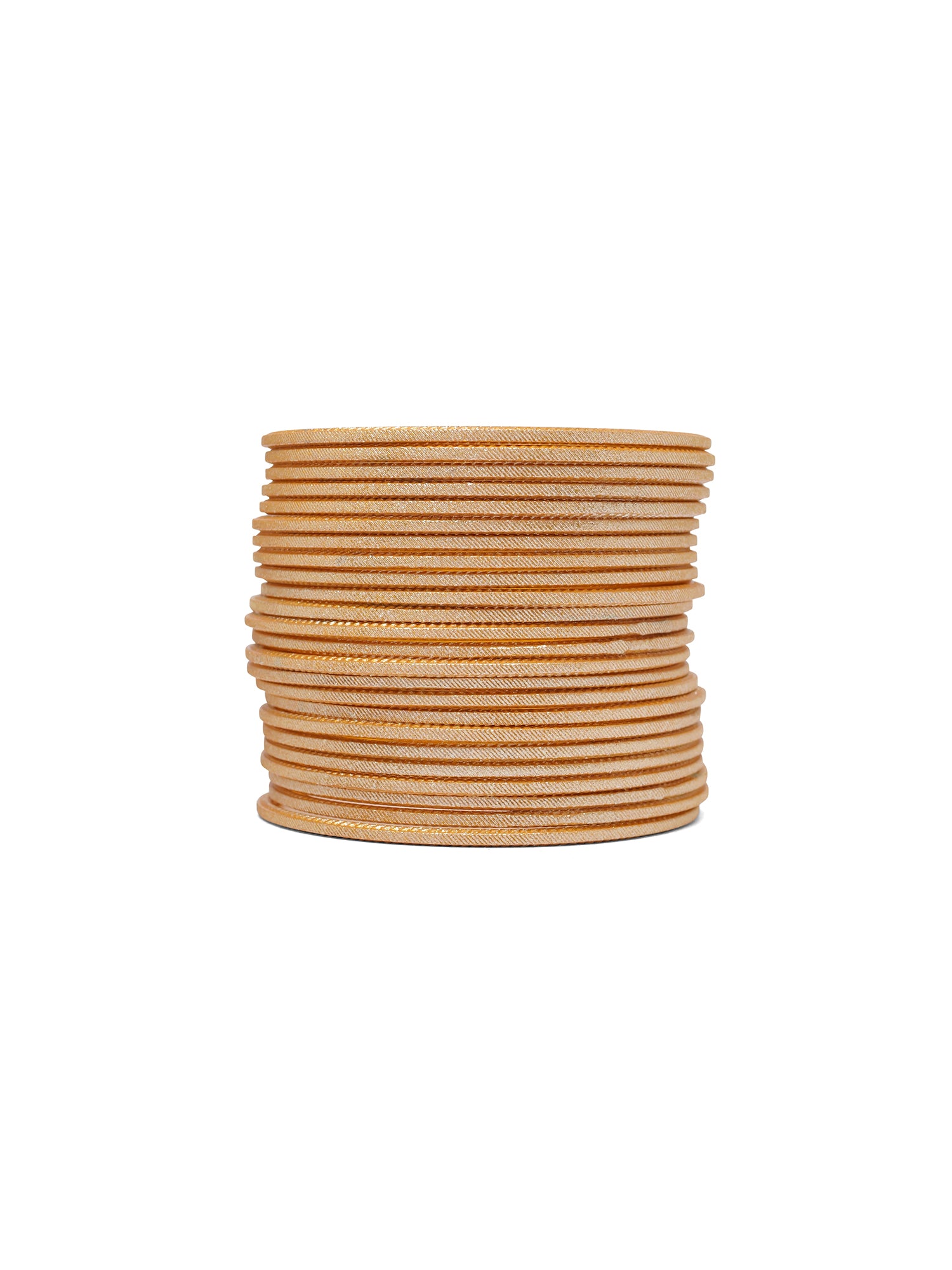 Light Peach Shimmer Bangles