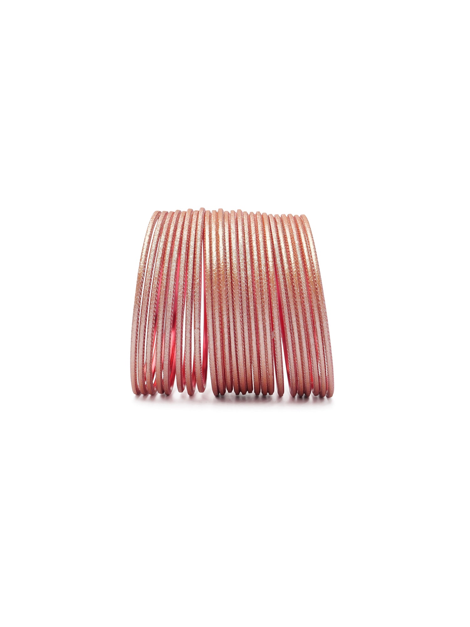Light Rose Pink Shimmer Bangles