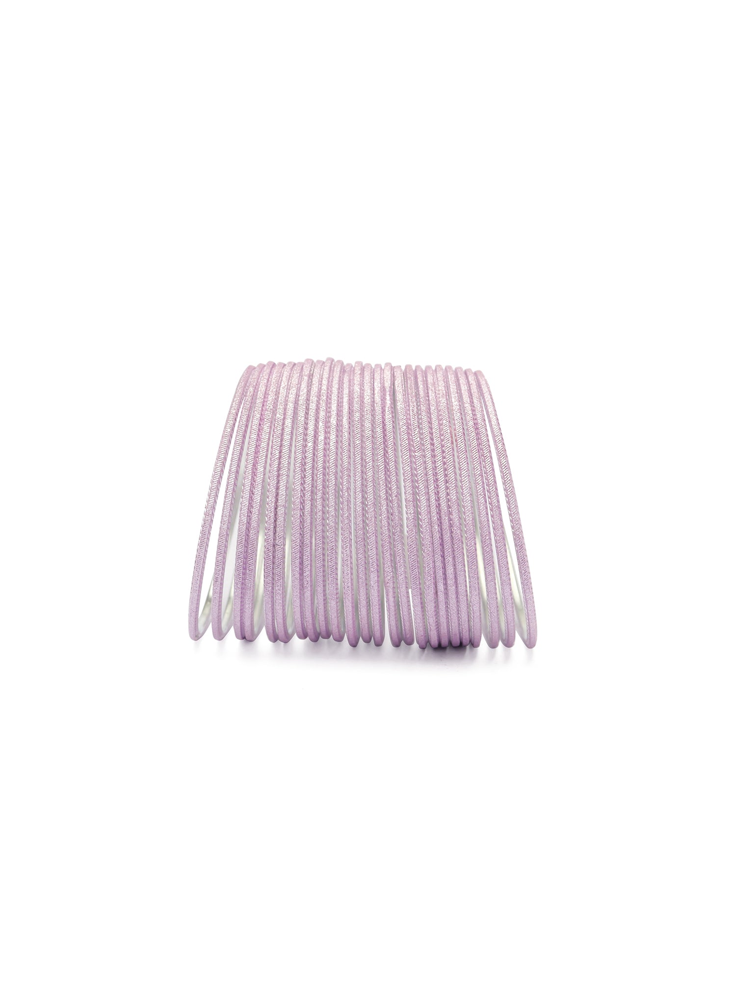 Lilac Blush Shimmer Bangles