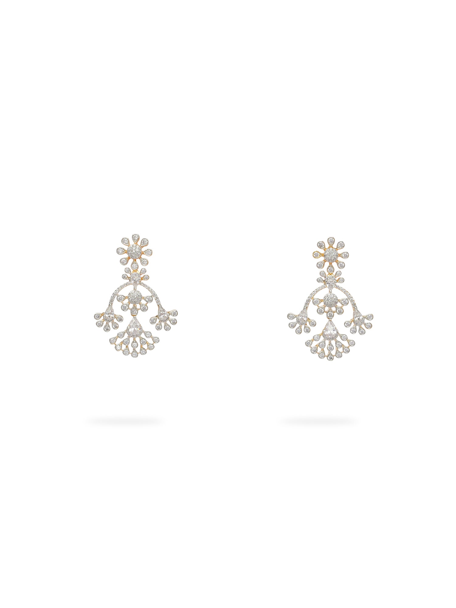 Livia Cubic Zirconia Necklace Set in White