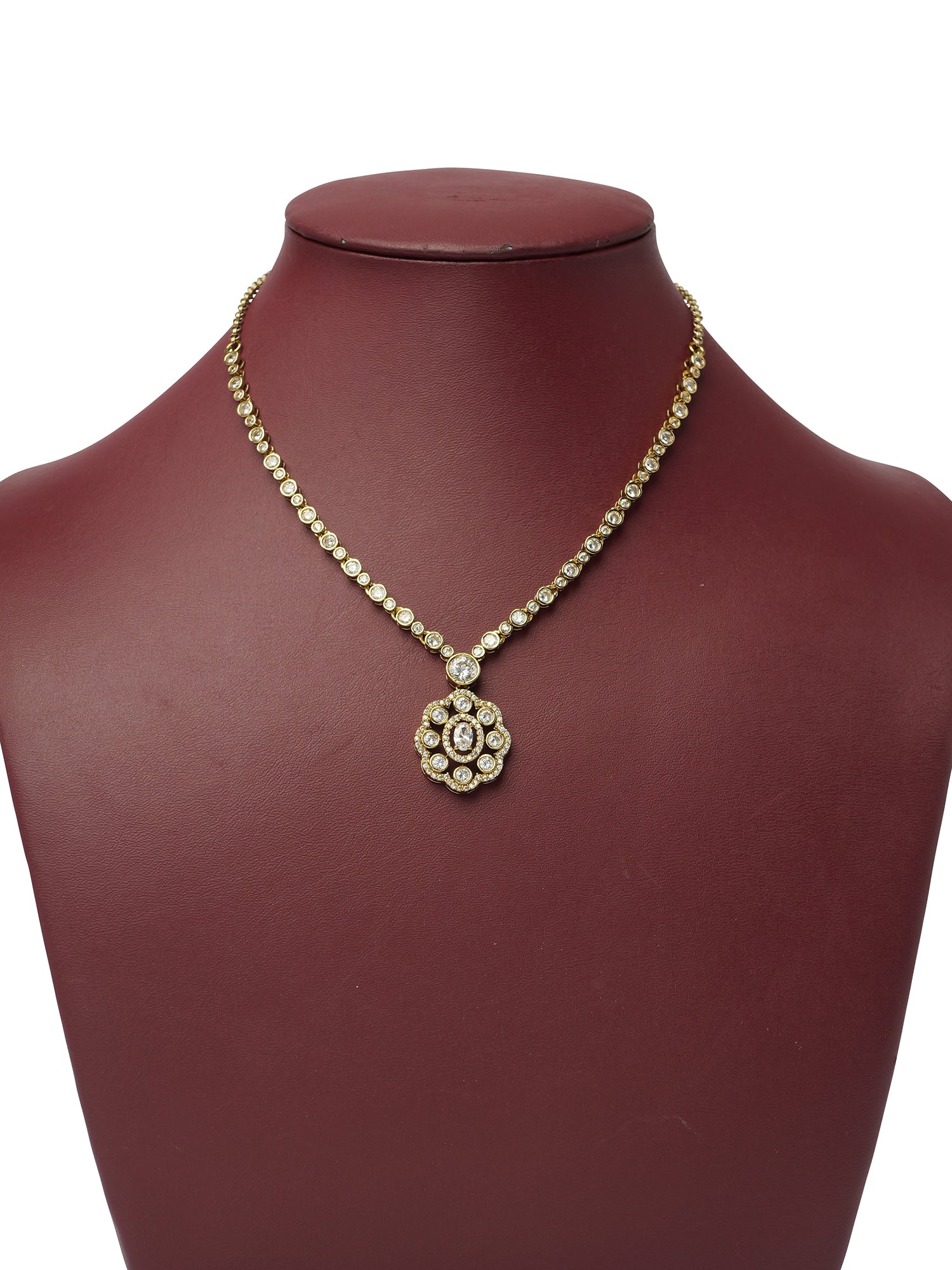 Lydia Vintage Cubic Zirconia Necklace 