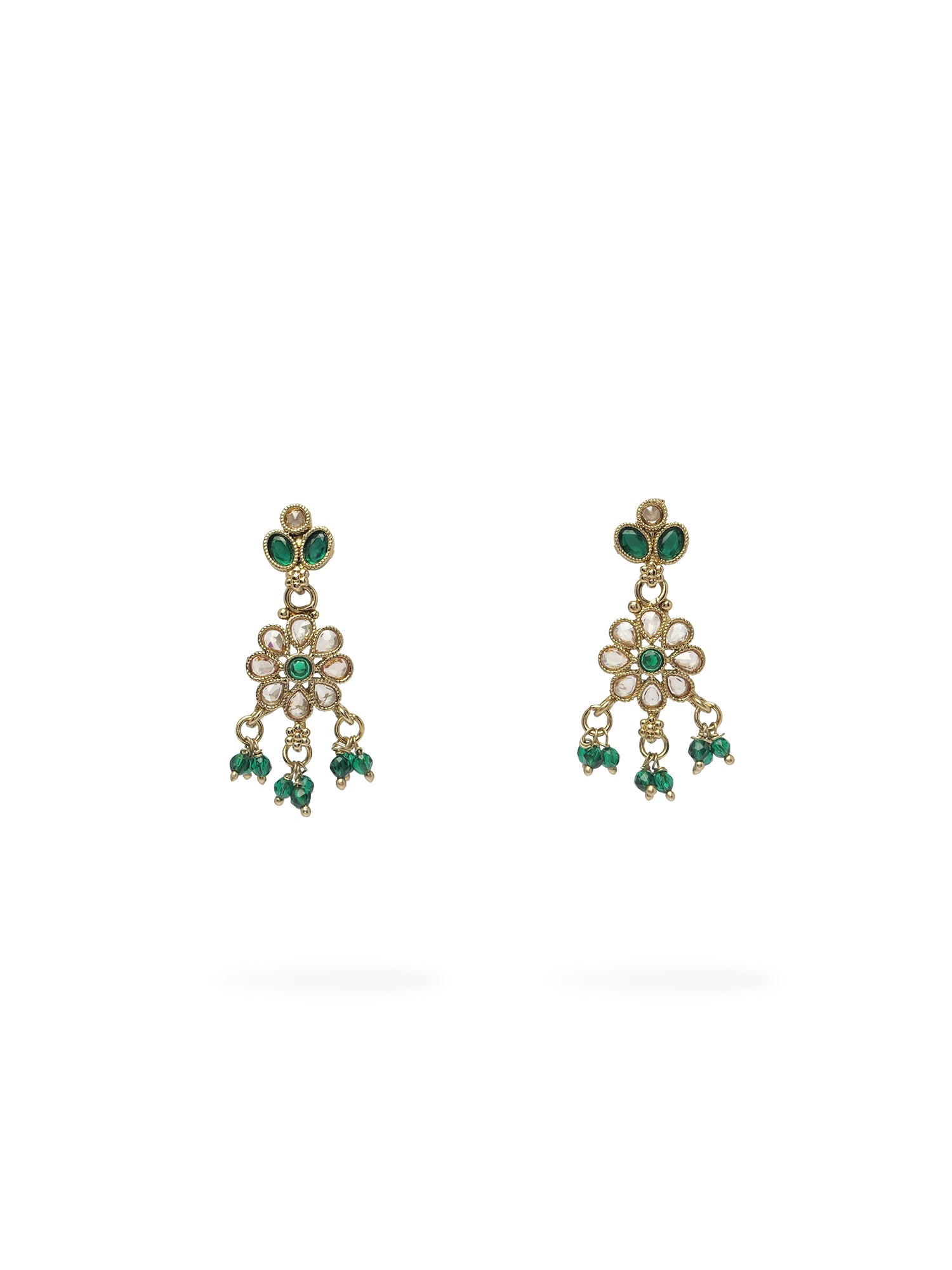 Mahiya Earrings in Green