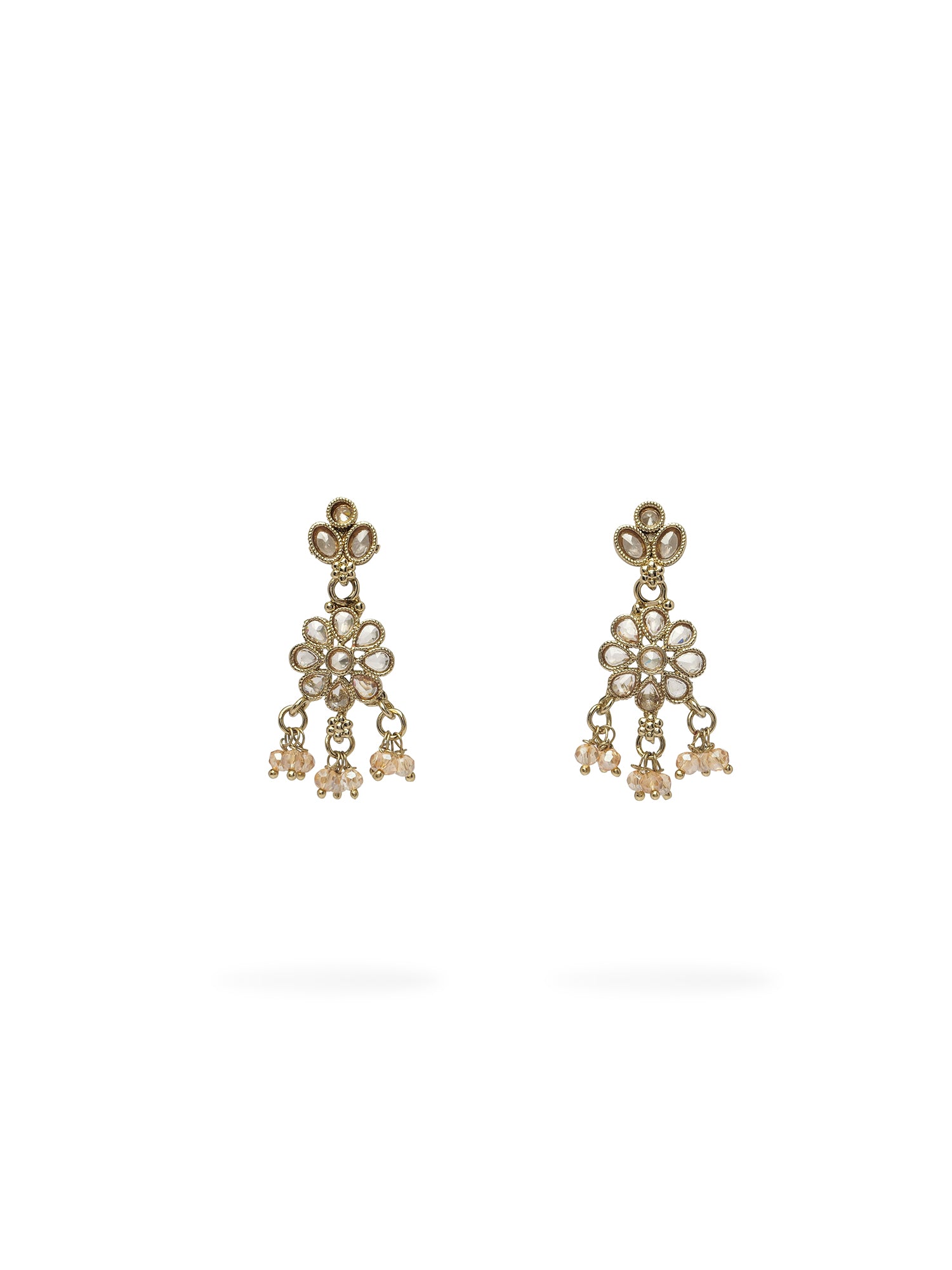 Mahiya Earrings in Peach
