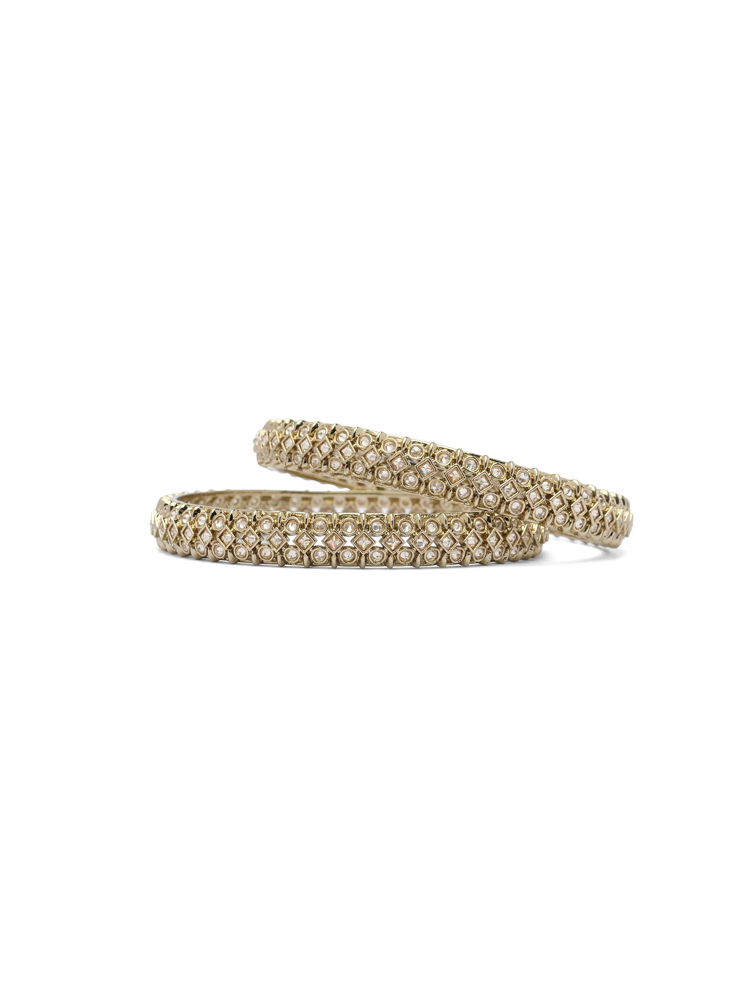 Manjari Kada Bangles in Champagne