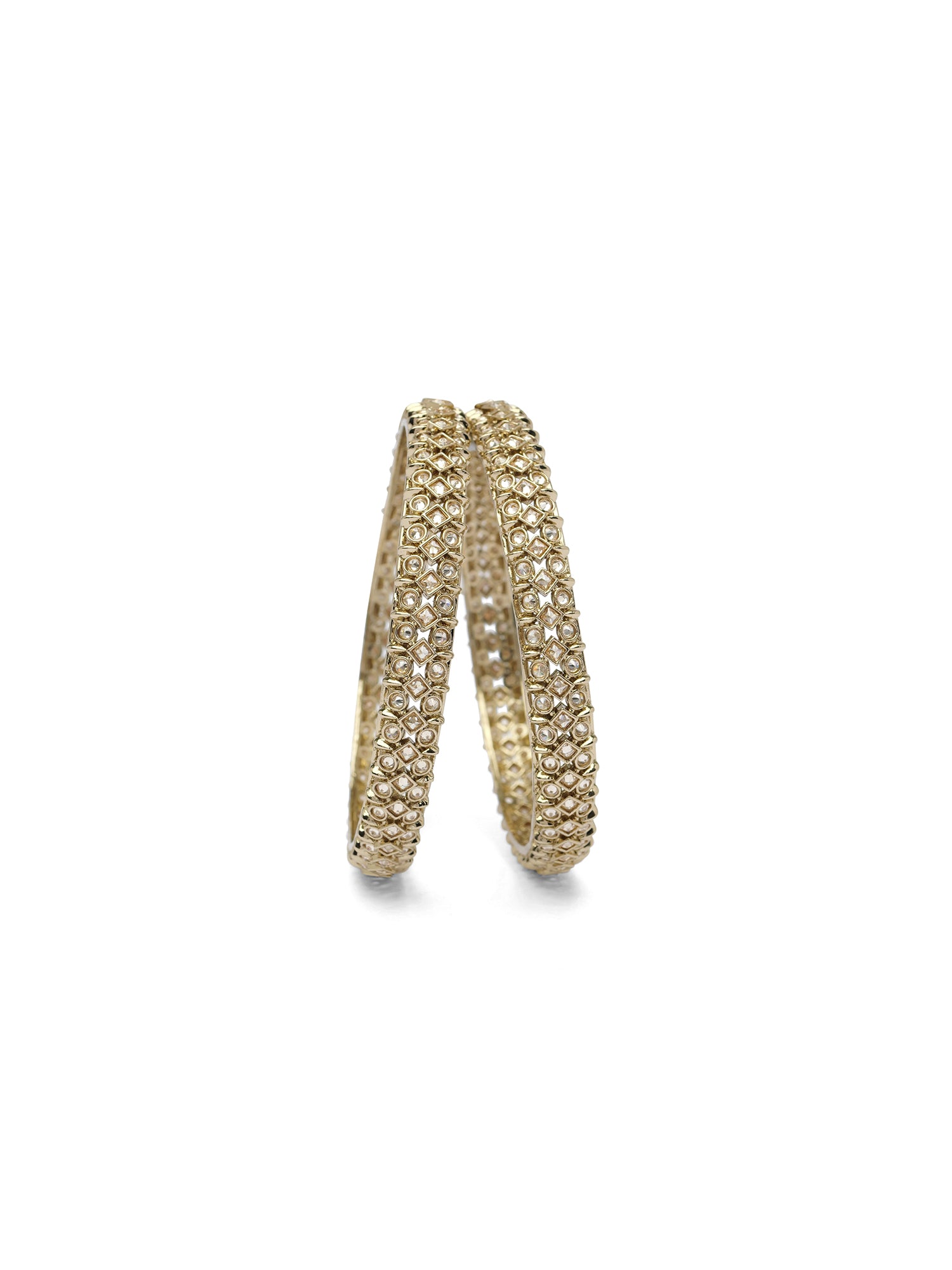 Manjari Kada Bangles in Champagne