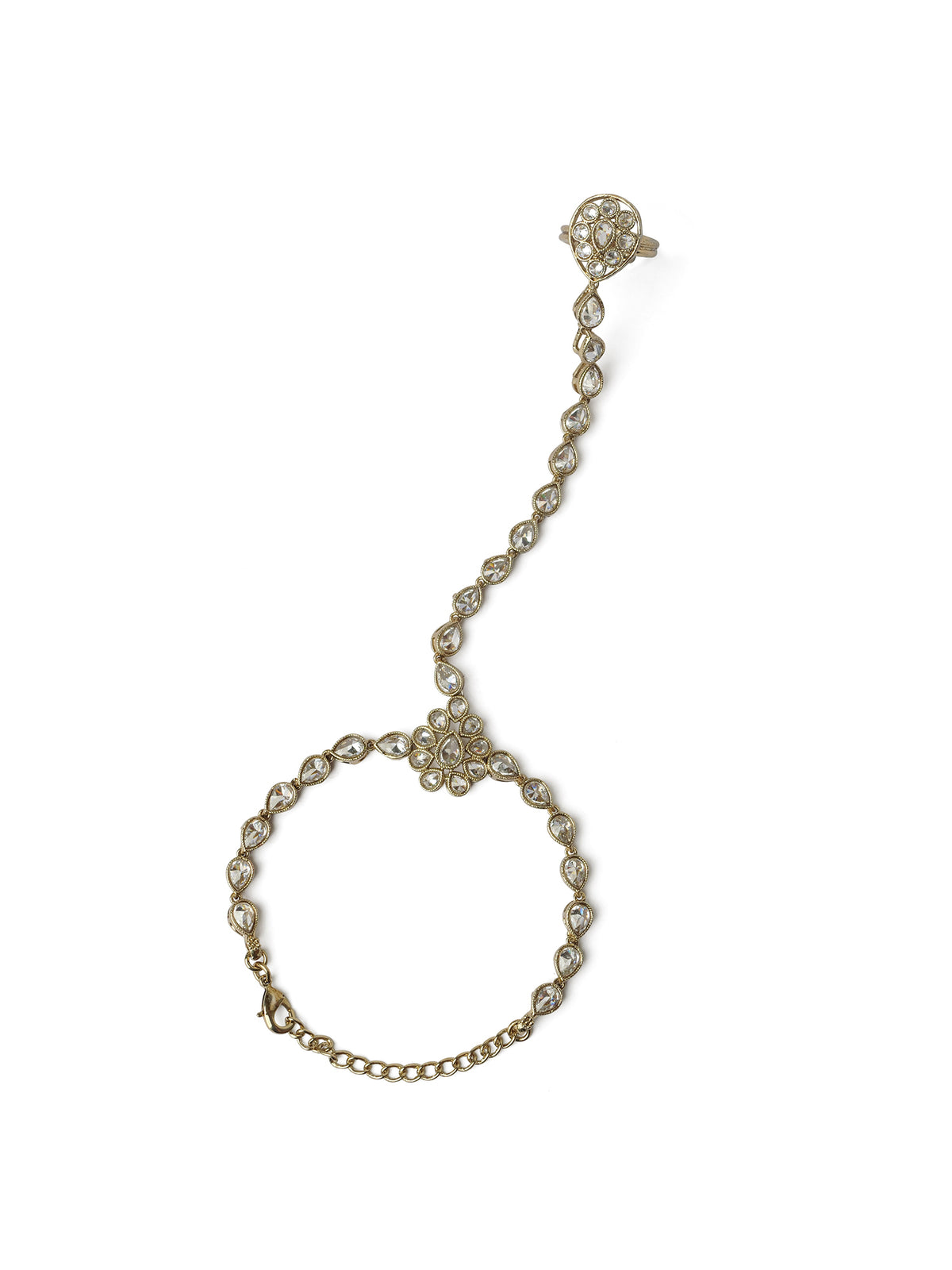 Mansi Hand Chain in White