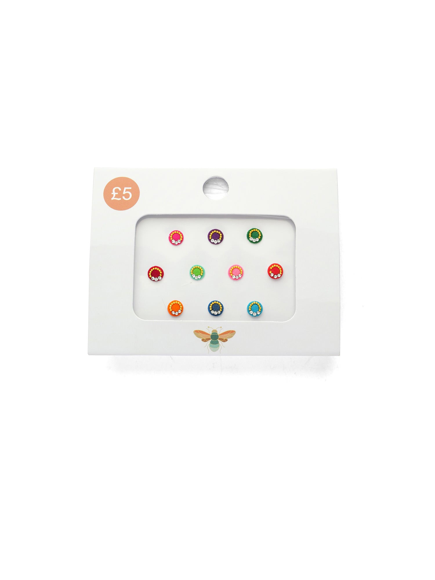 Manvi Round Coloured Bindis