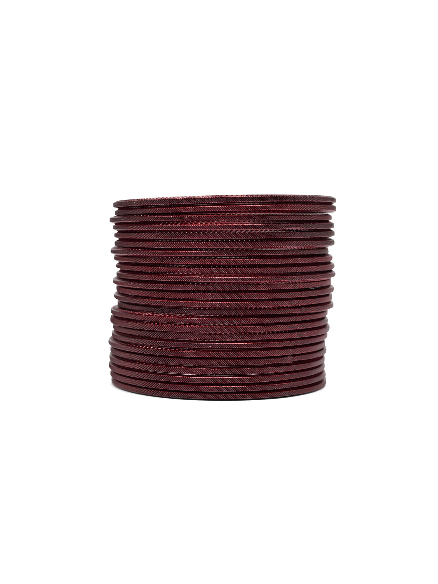 Maroon Shimmer Bangles