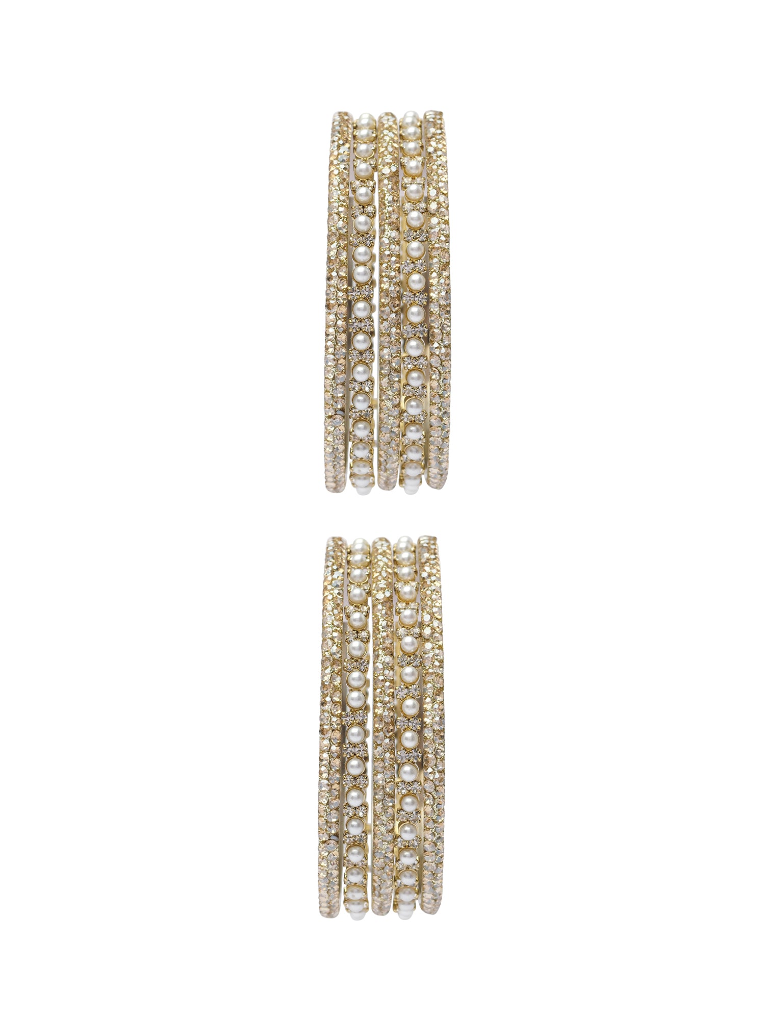 Masum Bangle Set in Antique Gold