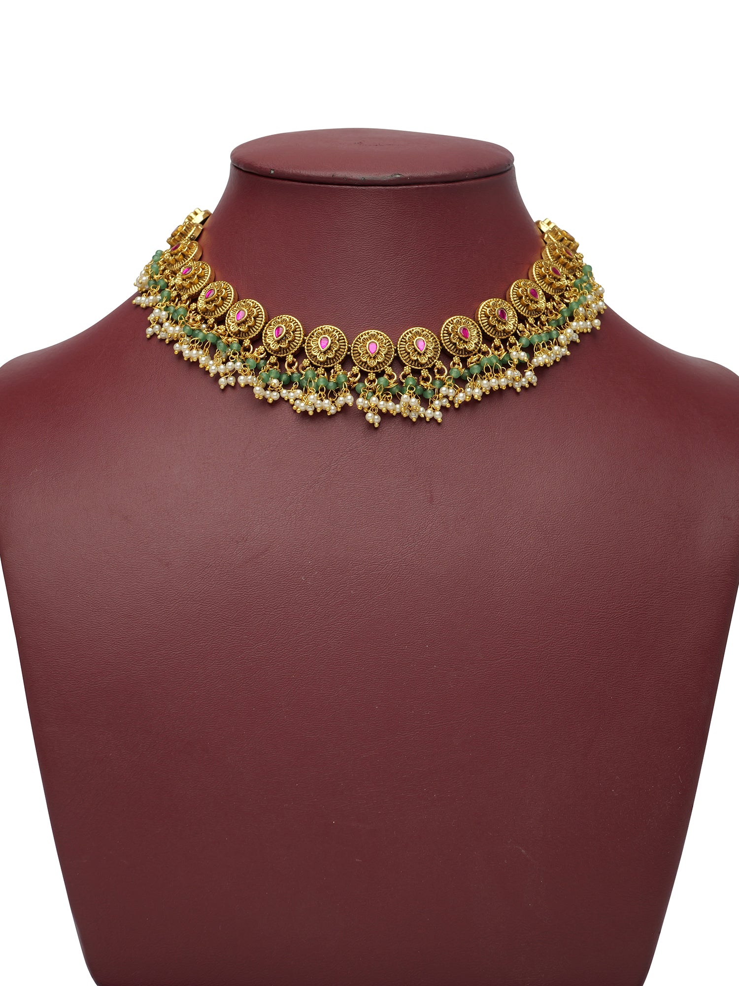 Mihira Classic Necklace Set in Multi