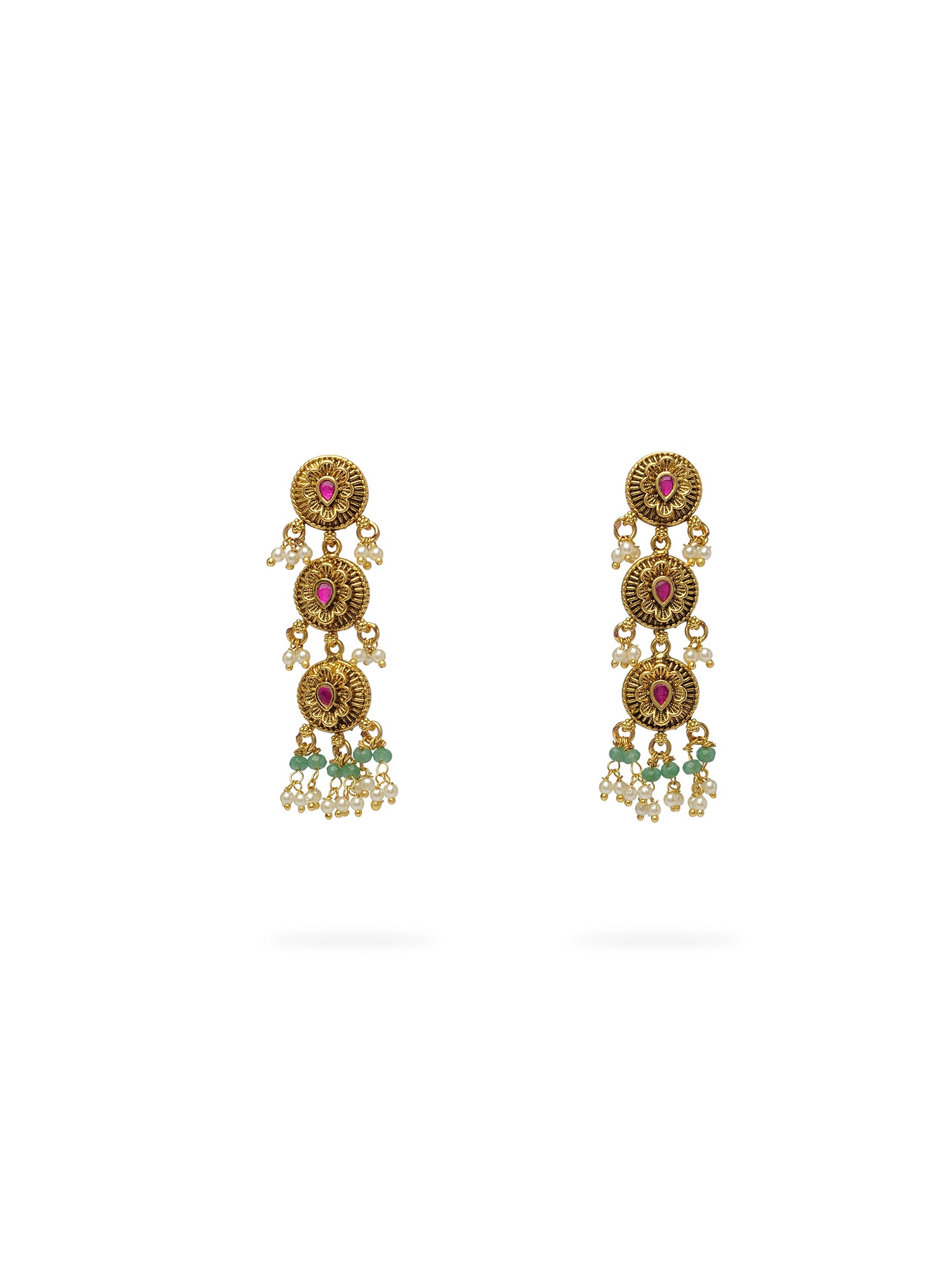 Mihira Classic Necklace Set in Multi