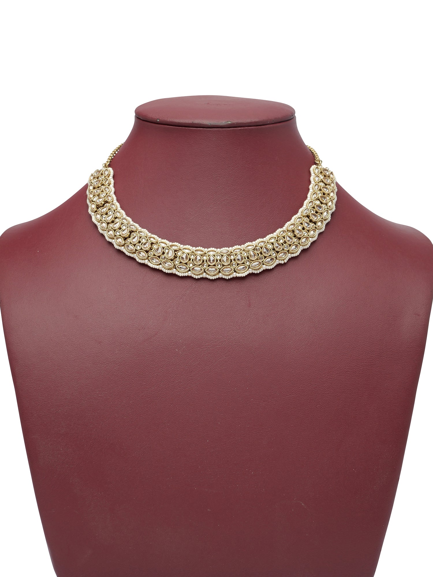 Minal Necklace Set in Champagne