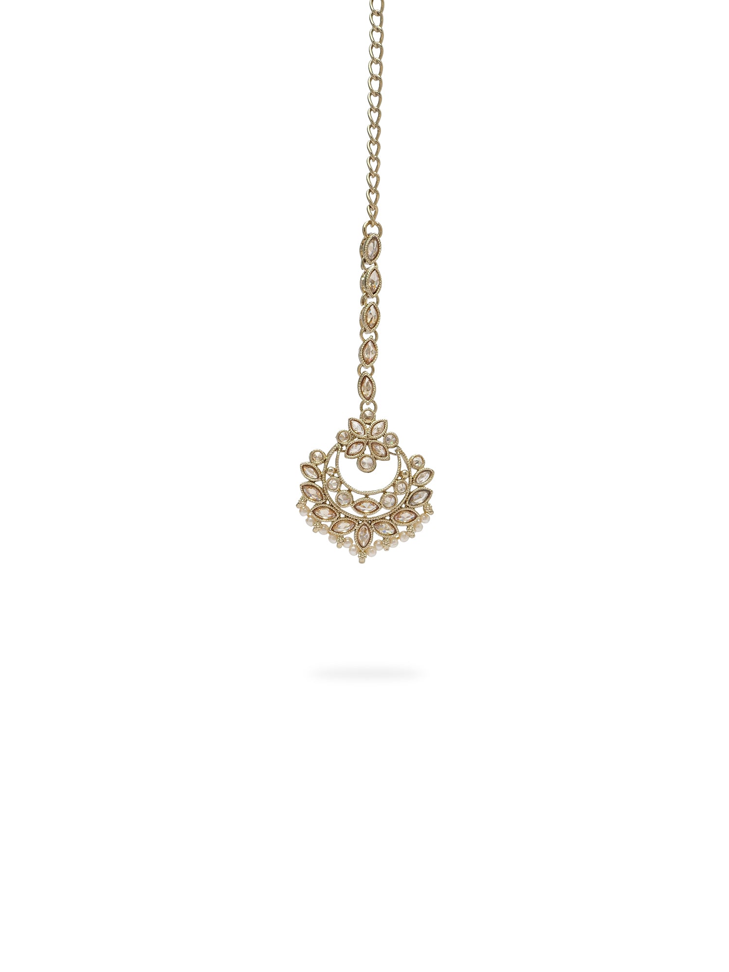 Minal Necklace Set in Champagne