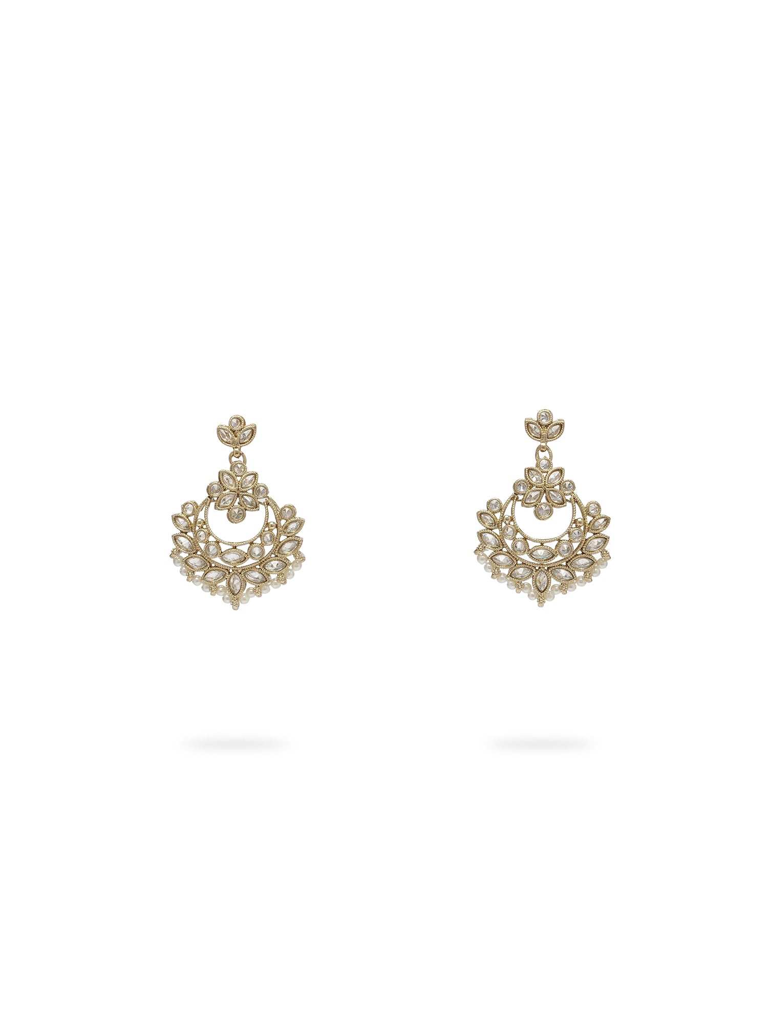 Minal Necklace Set in White