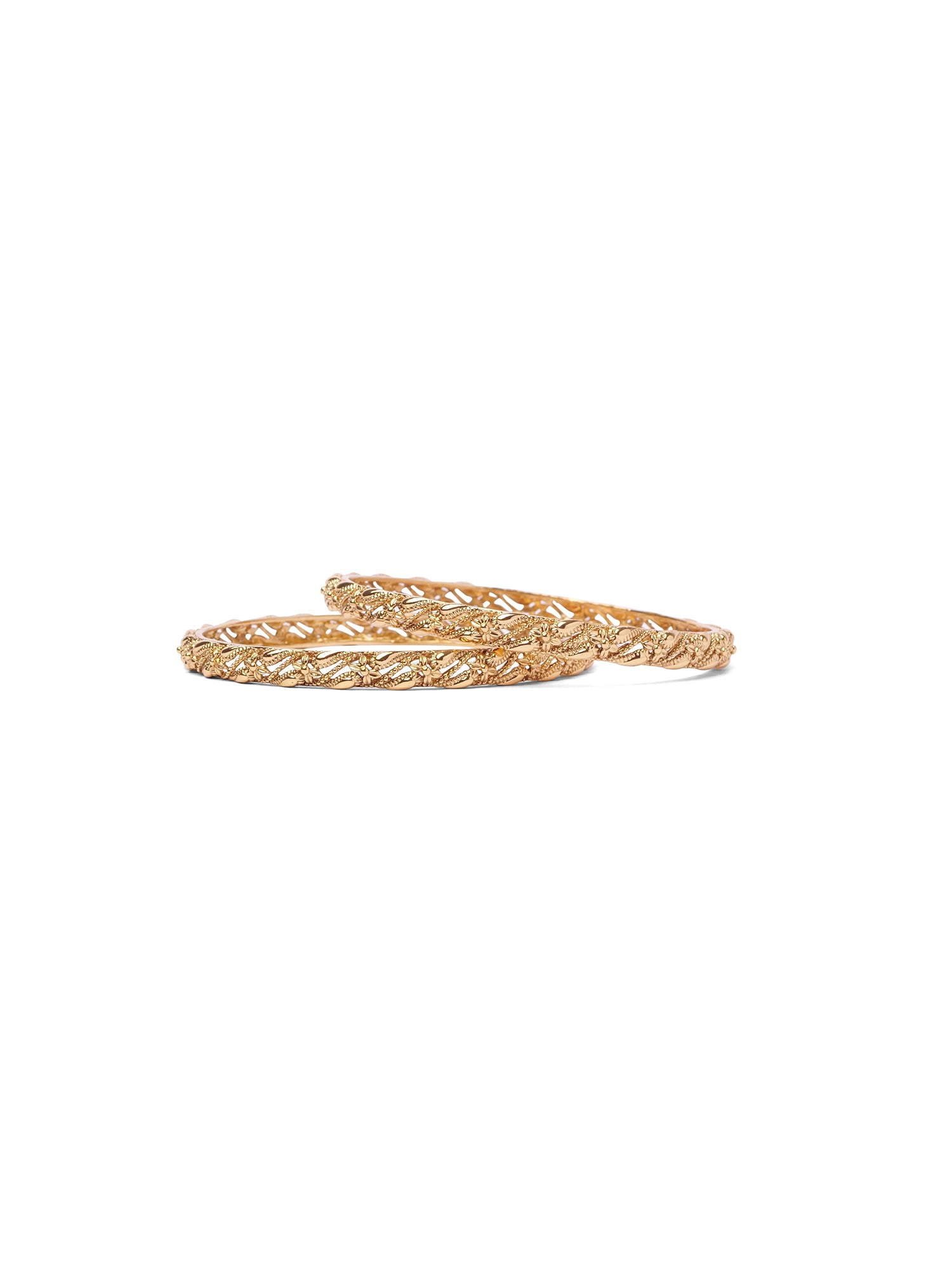 Nasrin Classic Bangles in Gold