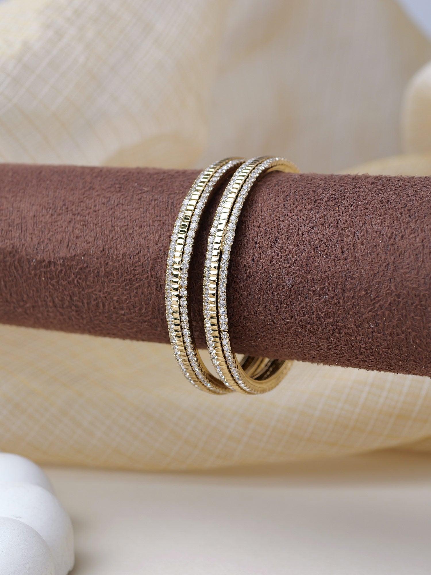 Nazia Children's Bangles in Antique Gold