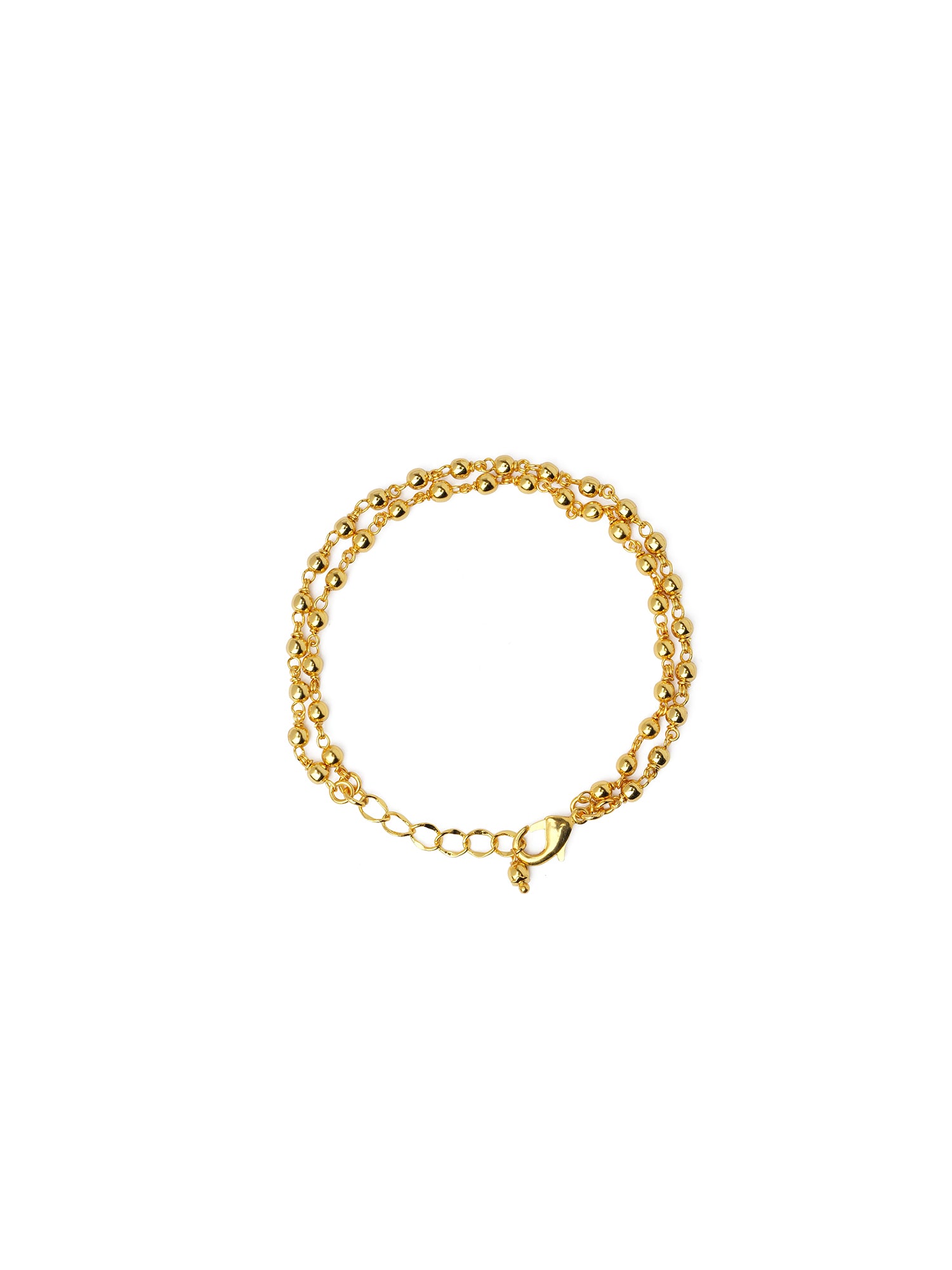 Neela Gold Ball Layered Bracelet