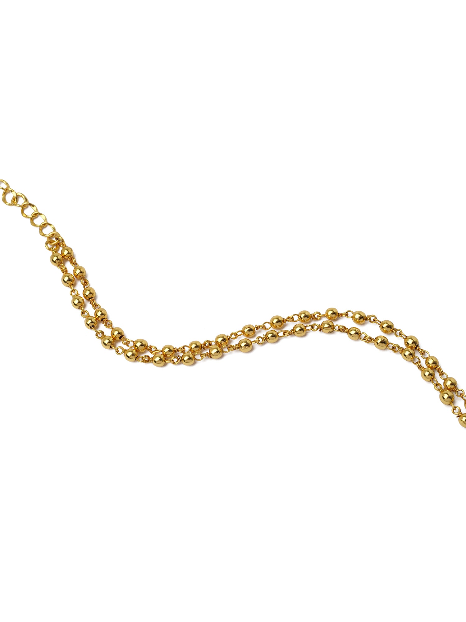 Neela Gold Ball Layered Bracelet