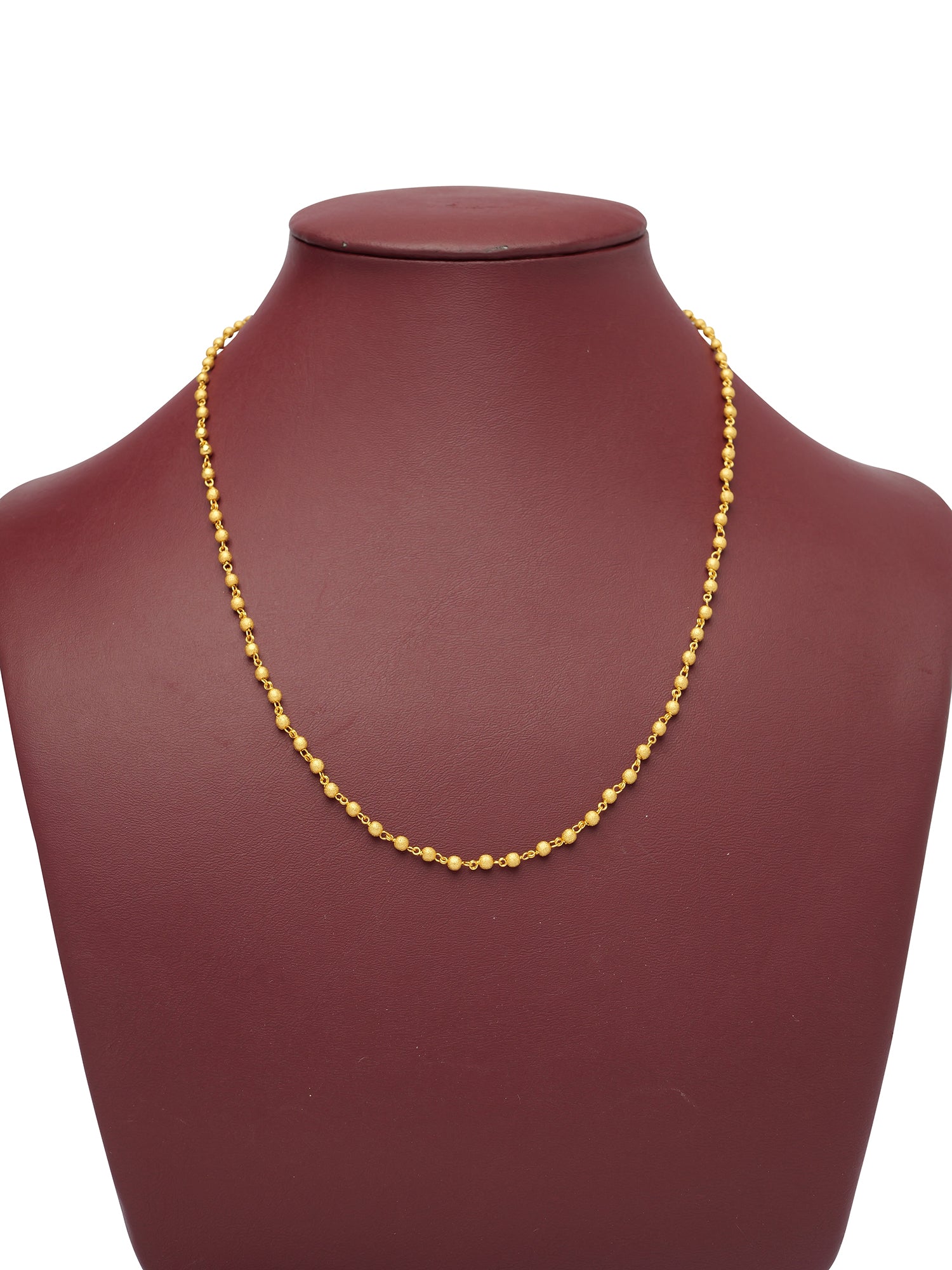 Neela Matte Gold Ball Chain