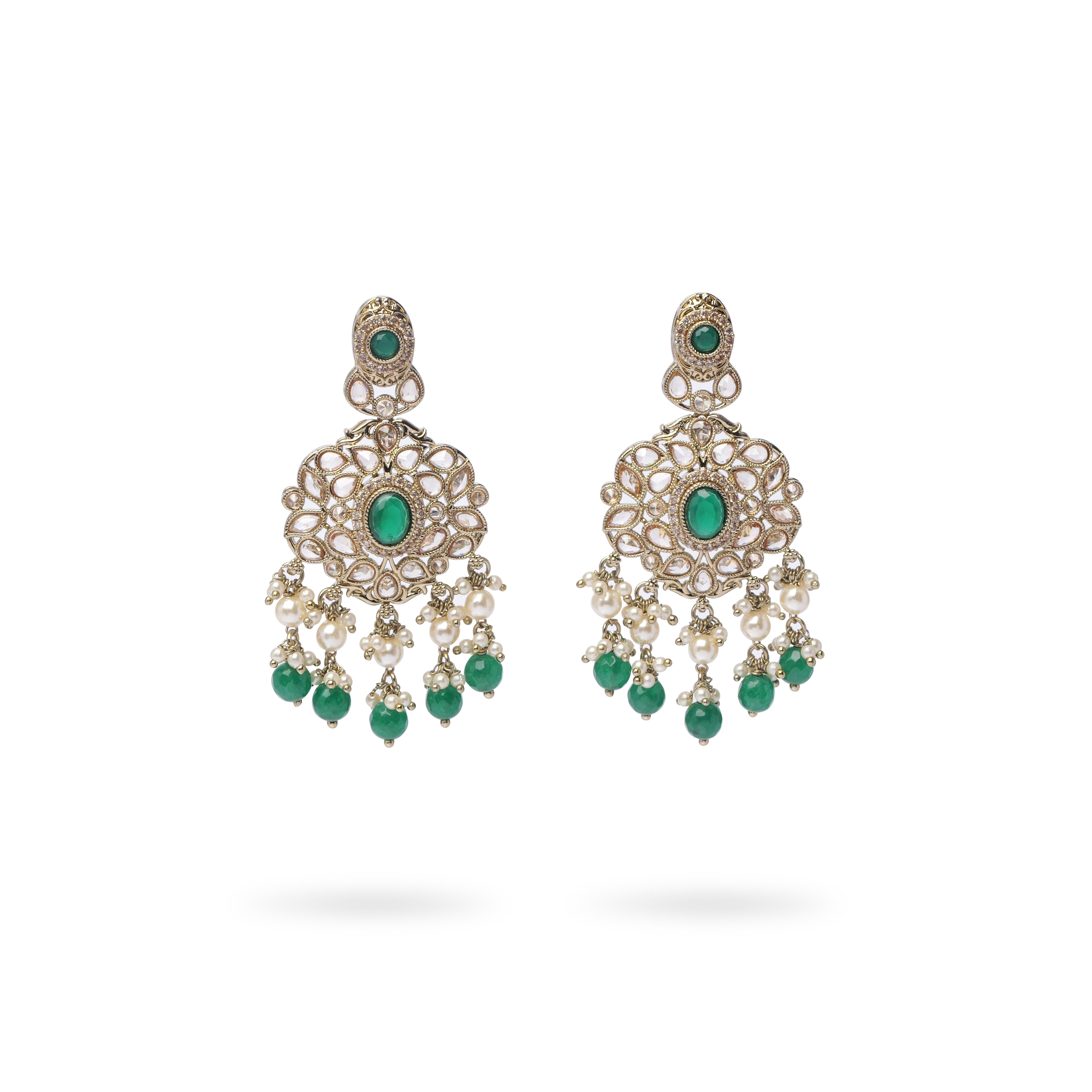 Neelmani Necklace Set in Green