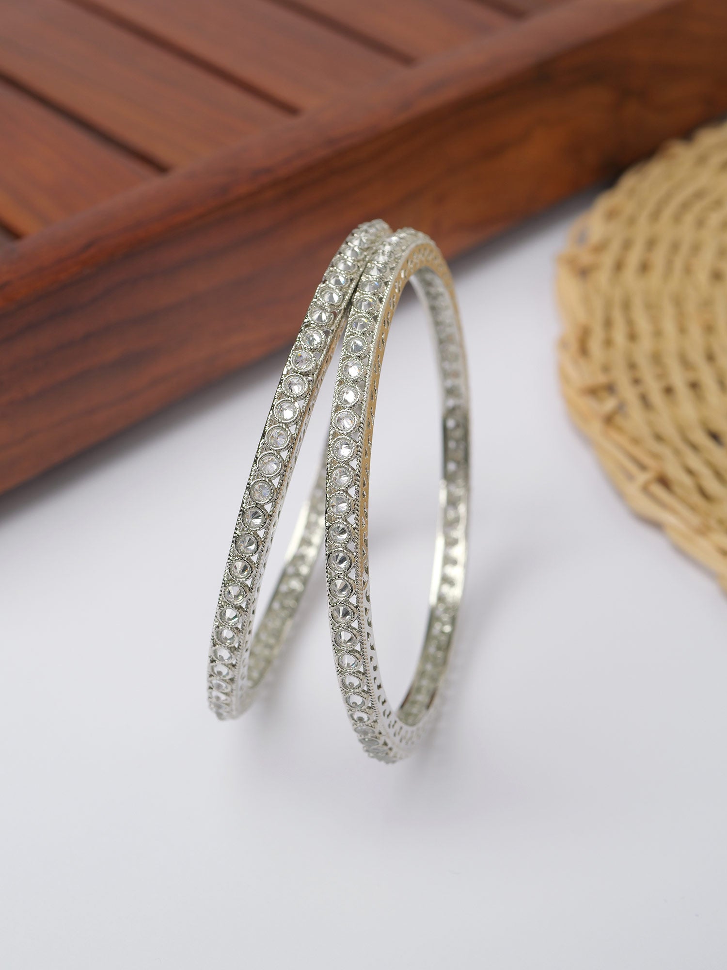 Neema Thin Kadas in Rhodium