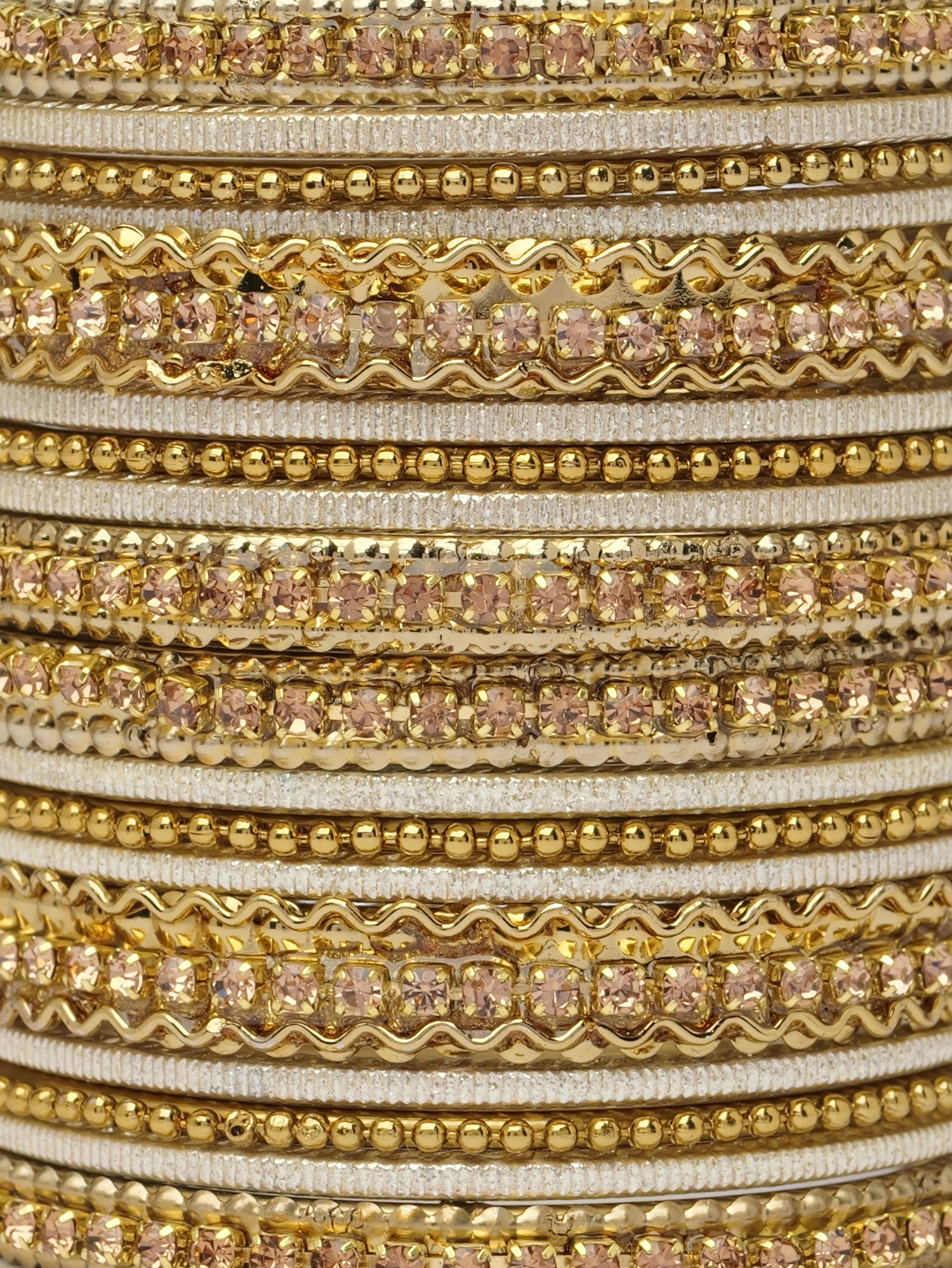 Nina Children's Bangle Set in Cream