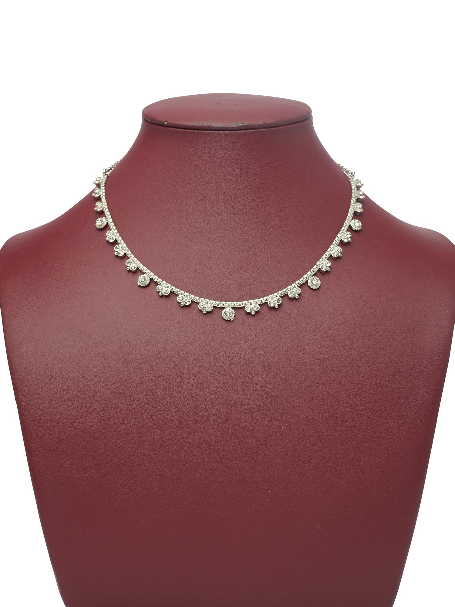 Niva Necklace in Rhodium
