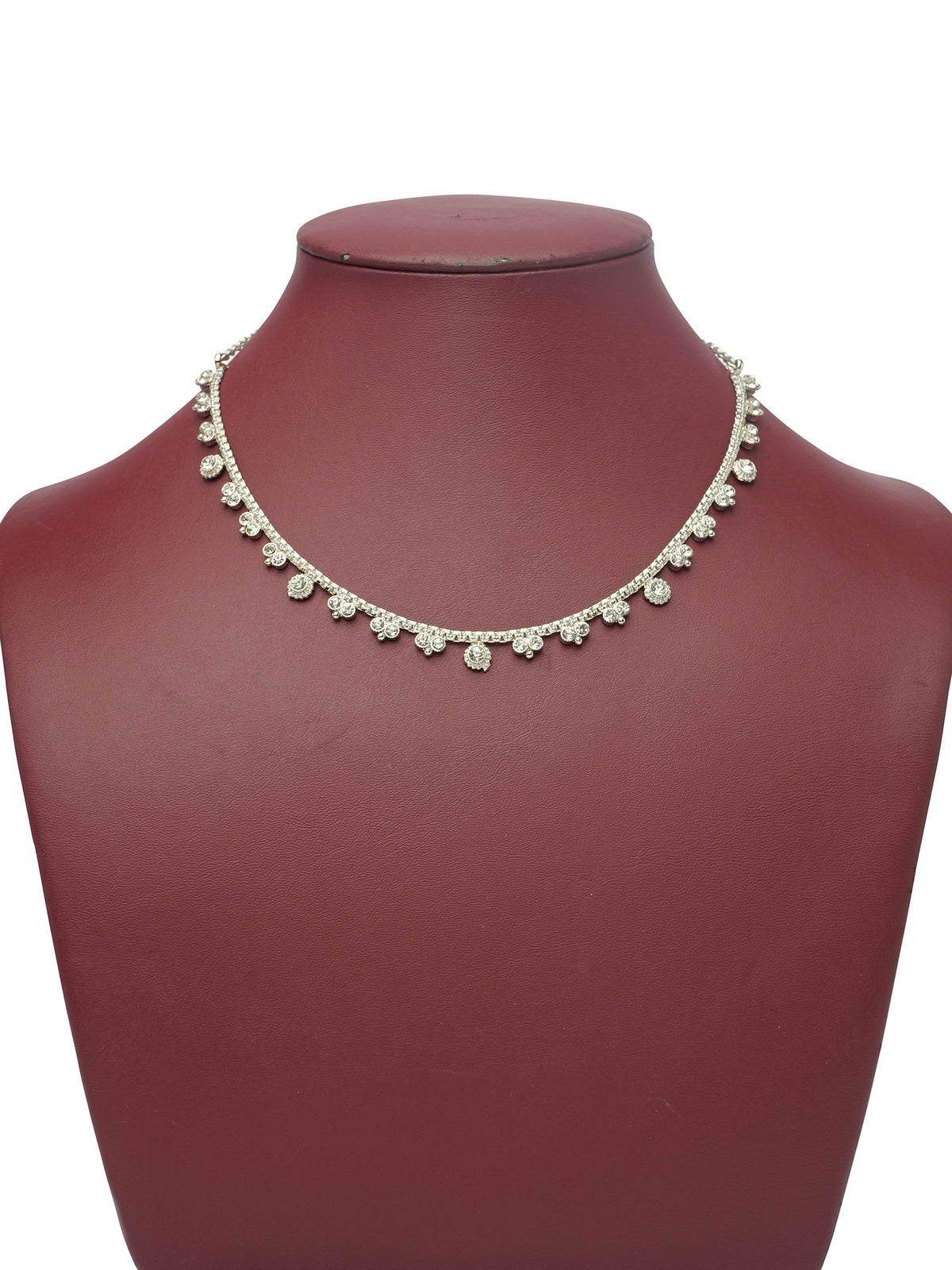 Niva Necklace in Rhodium