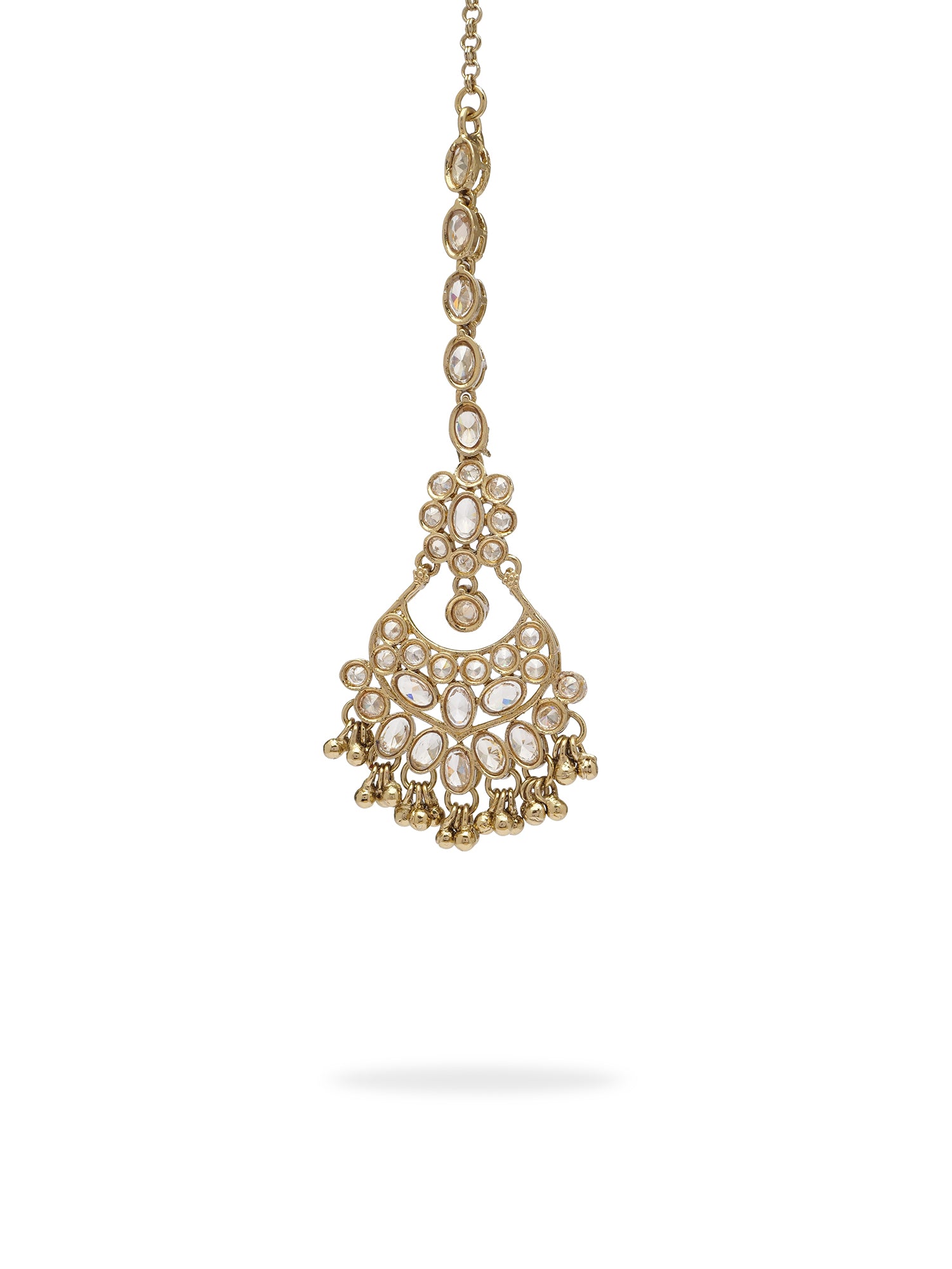 Noreen Maang Tikka in Antique Gold