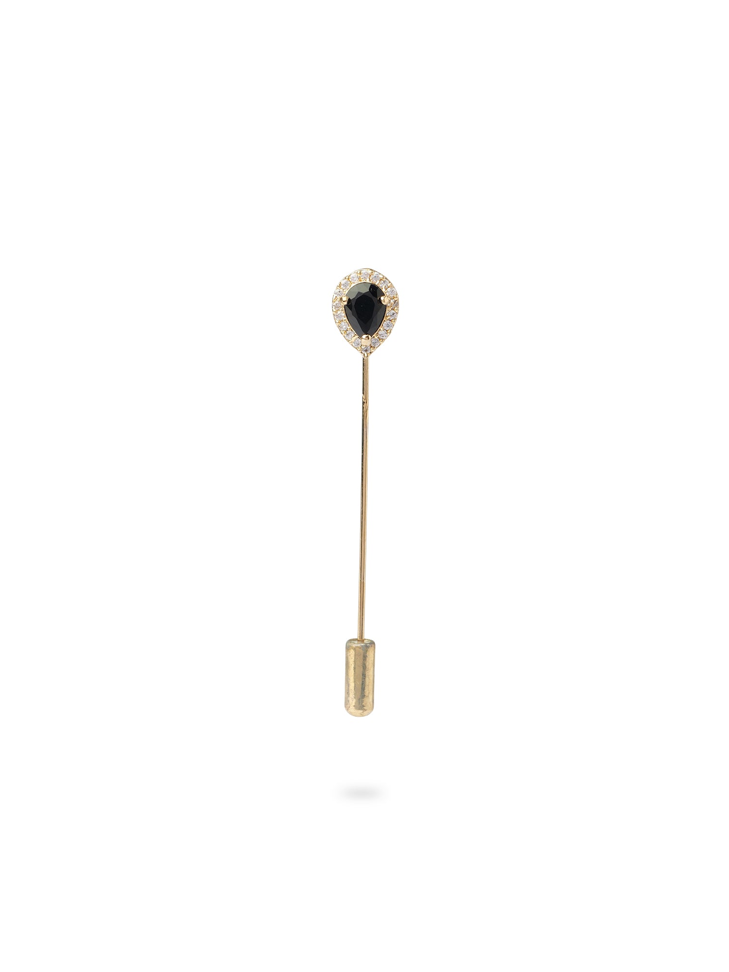 Nova Scarf Pin in Black