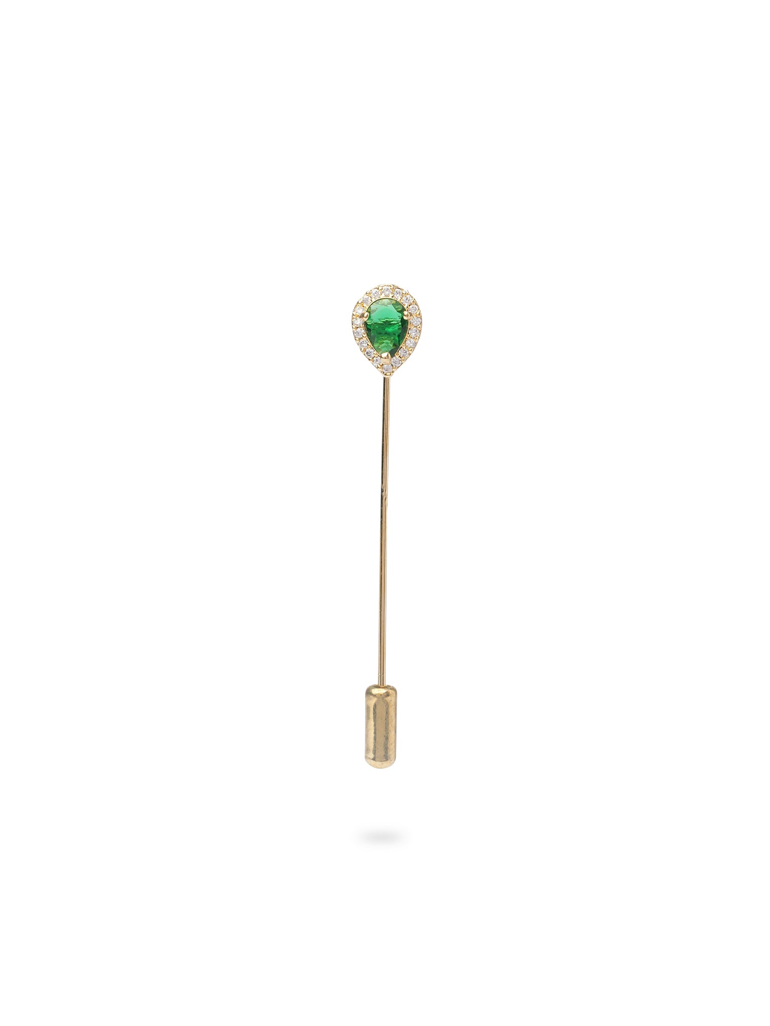 Nova Scarf Pin in Green