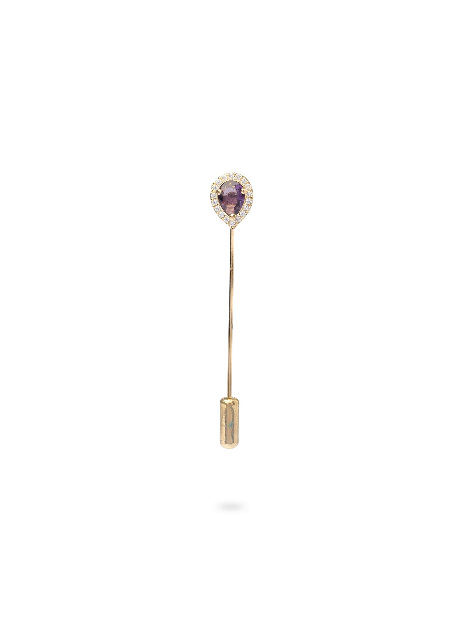 Nova Scarf Pin in Purple