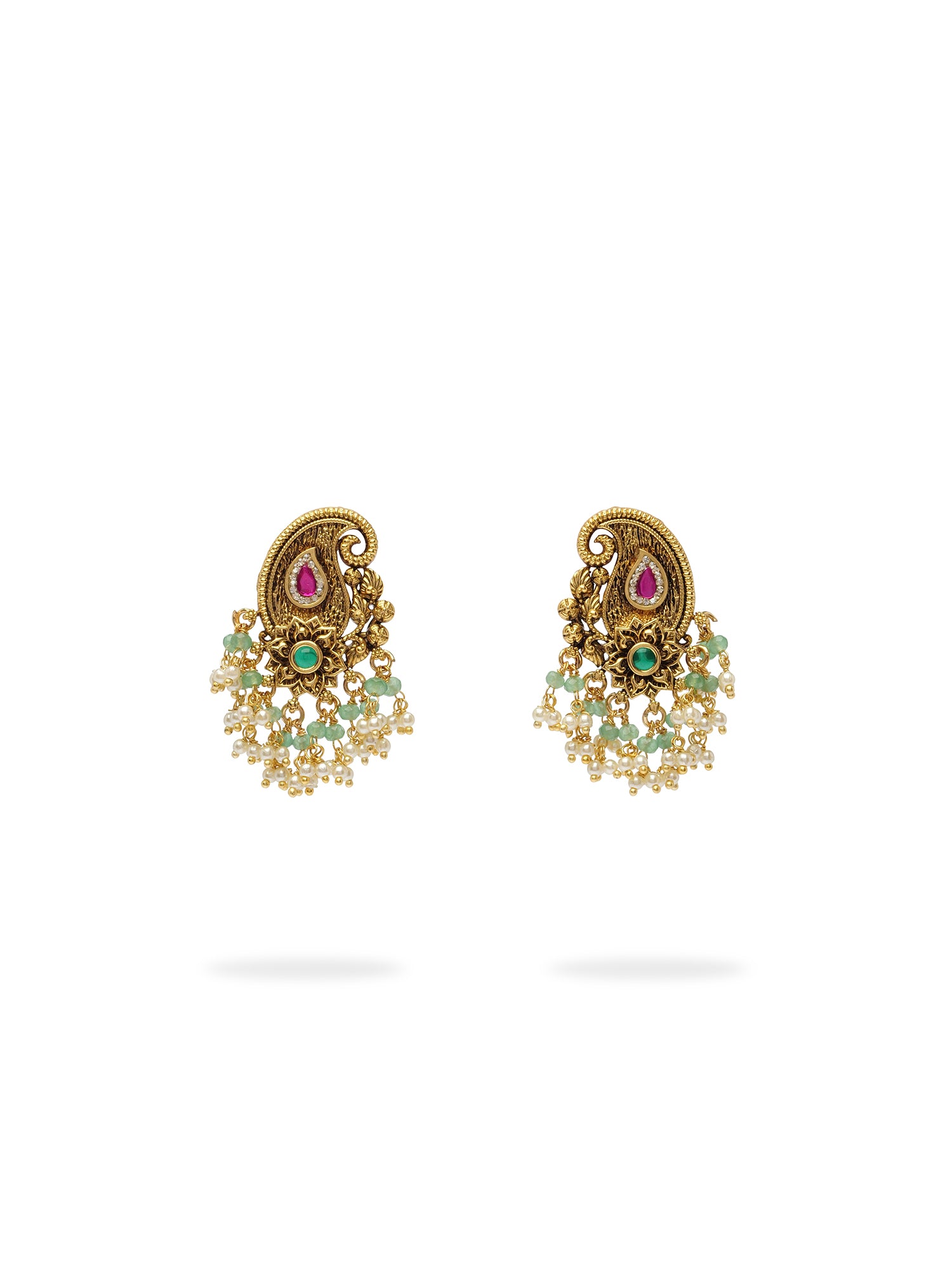 Nysa Small Earrings in Pearl and Multi