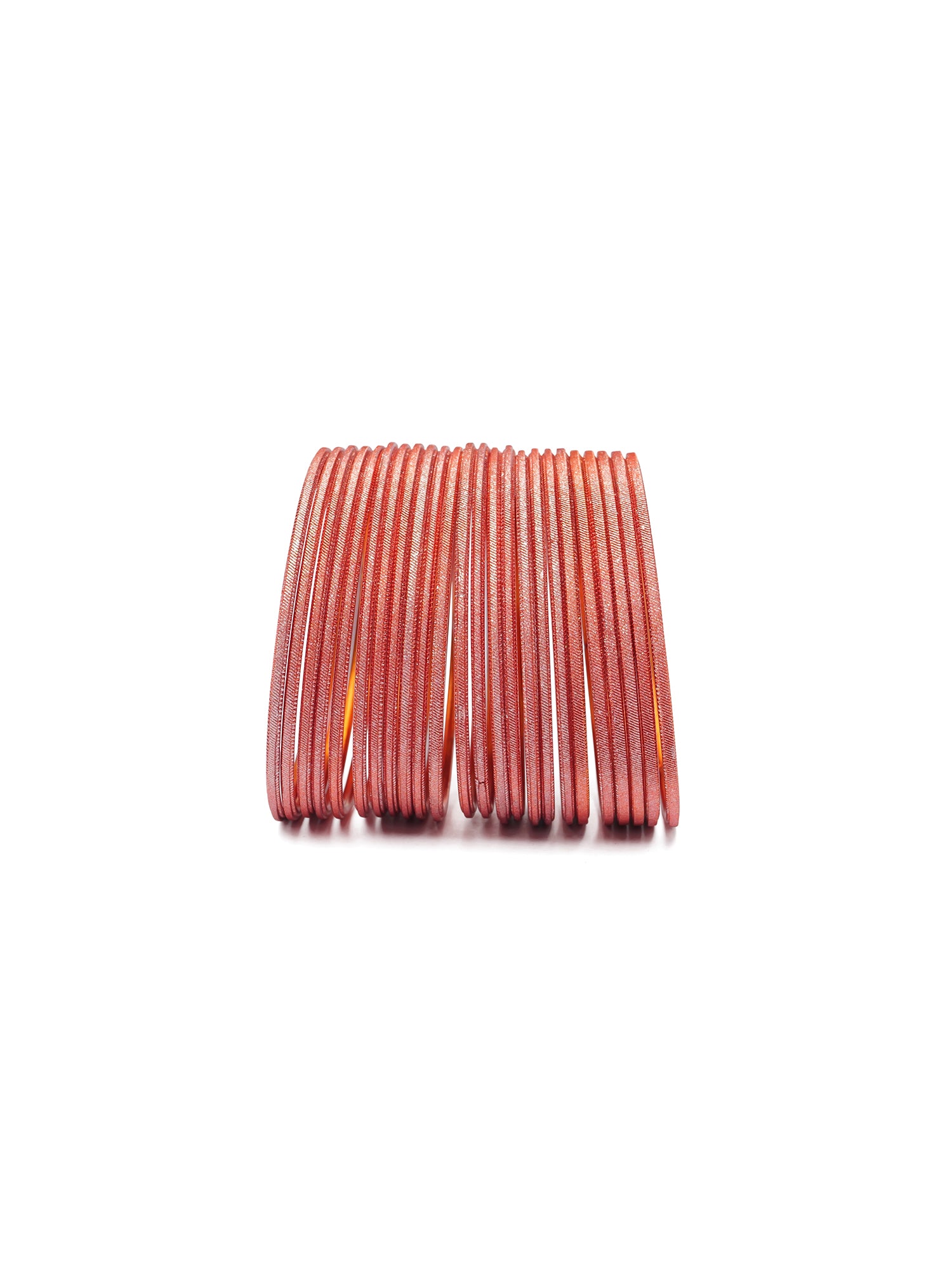 Orange Shimmer Bangles