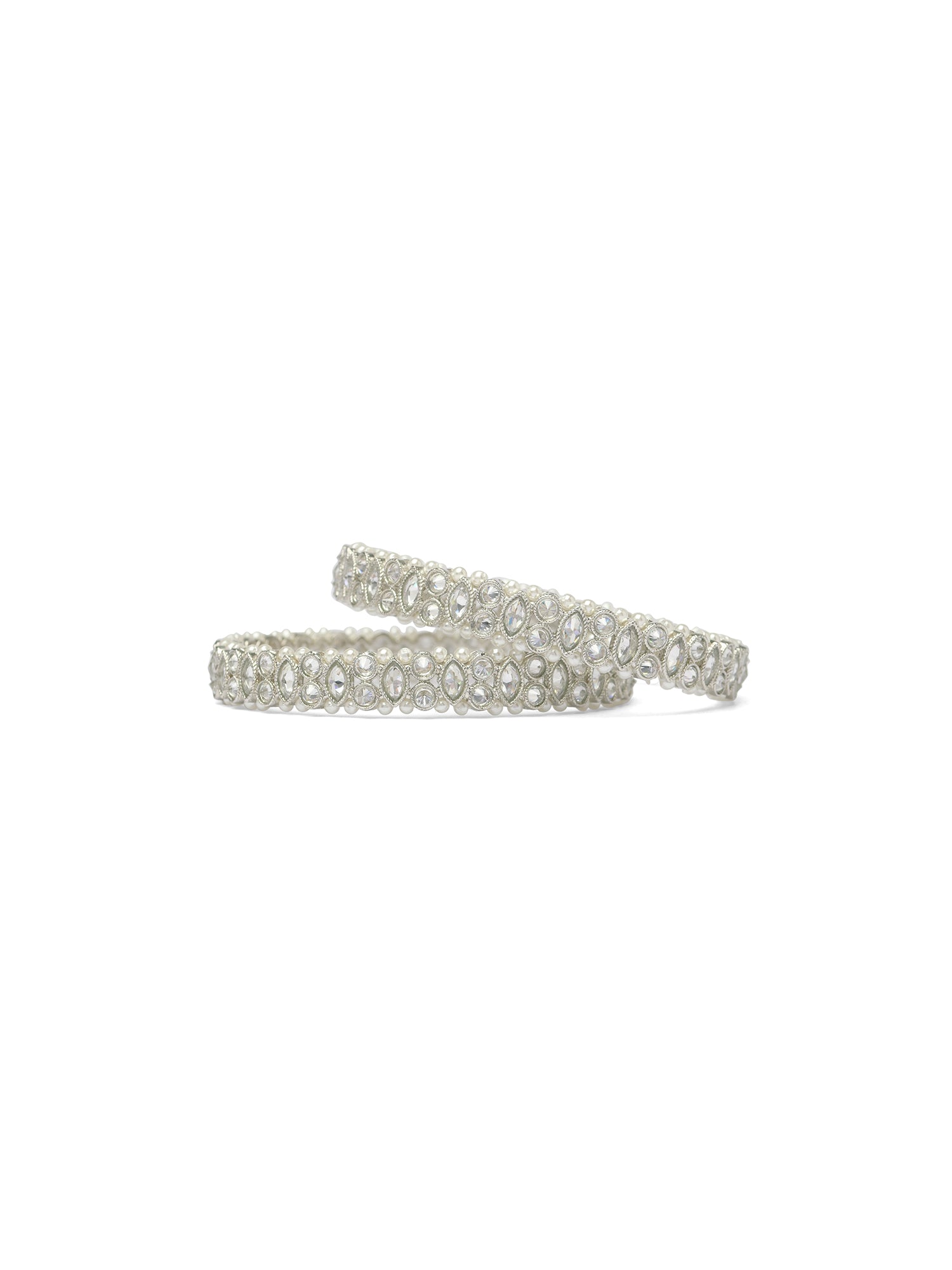 Panna Pearl Kadas in Rhodium