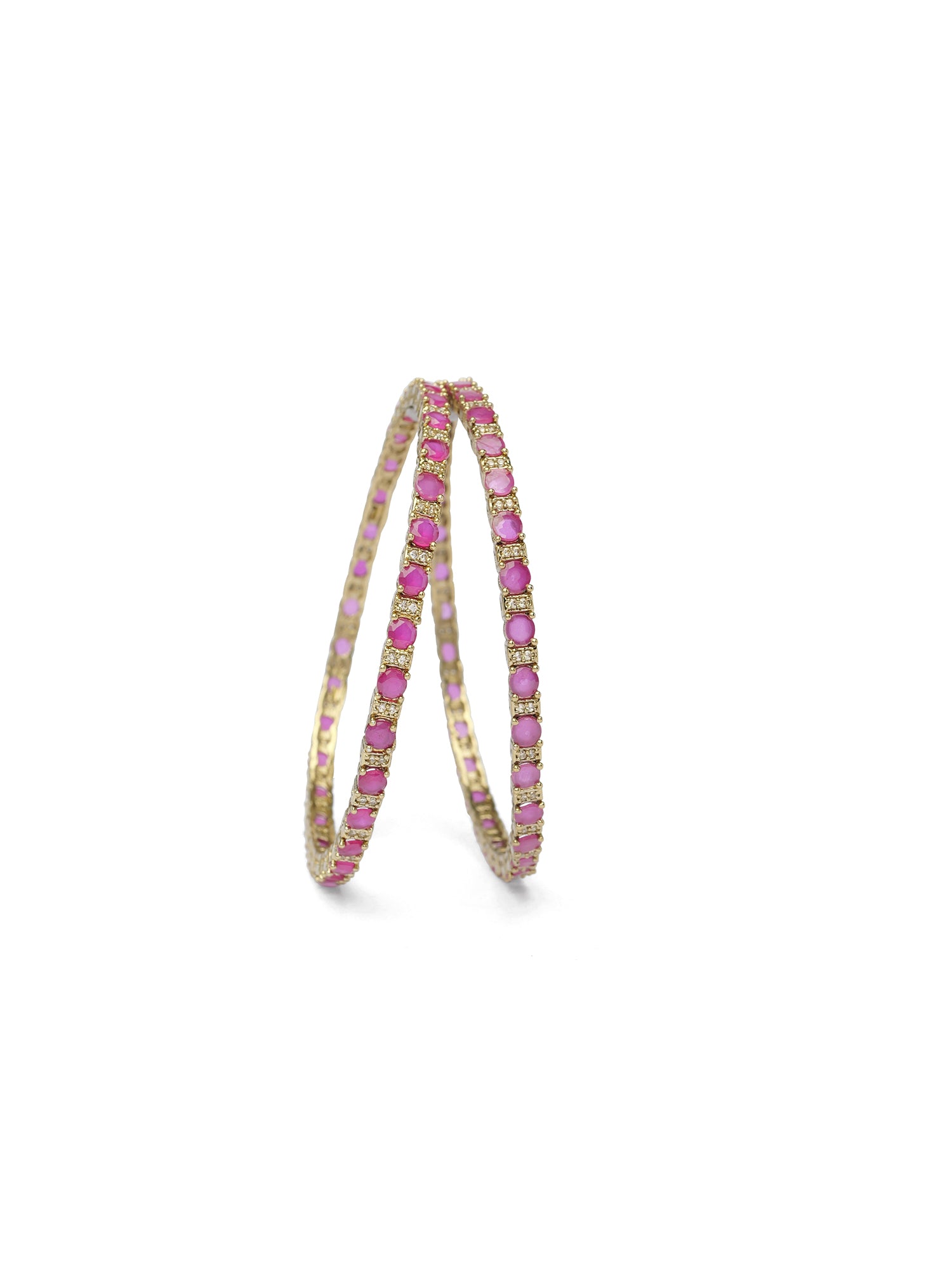 Parizah Kada Bangles in Ruby