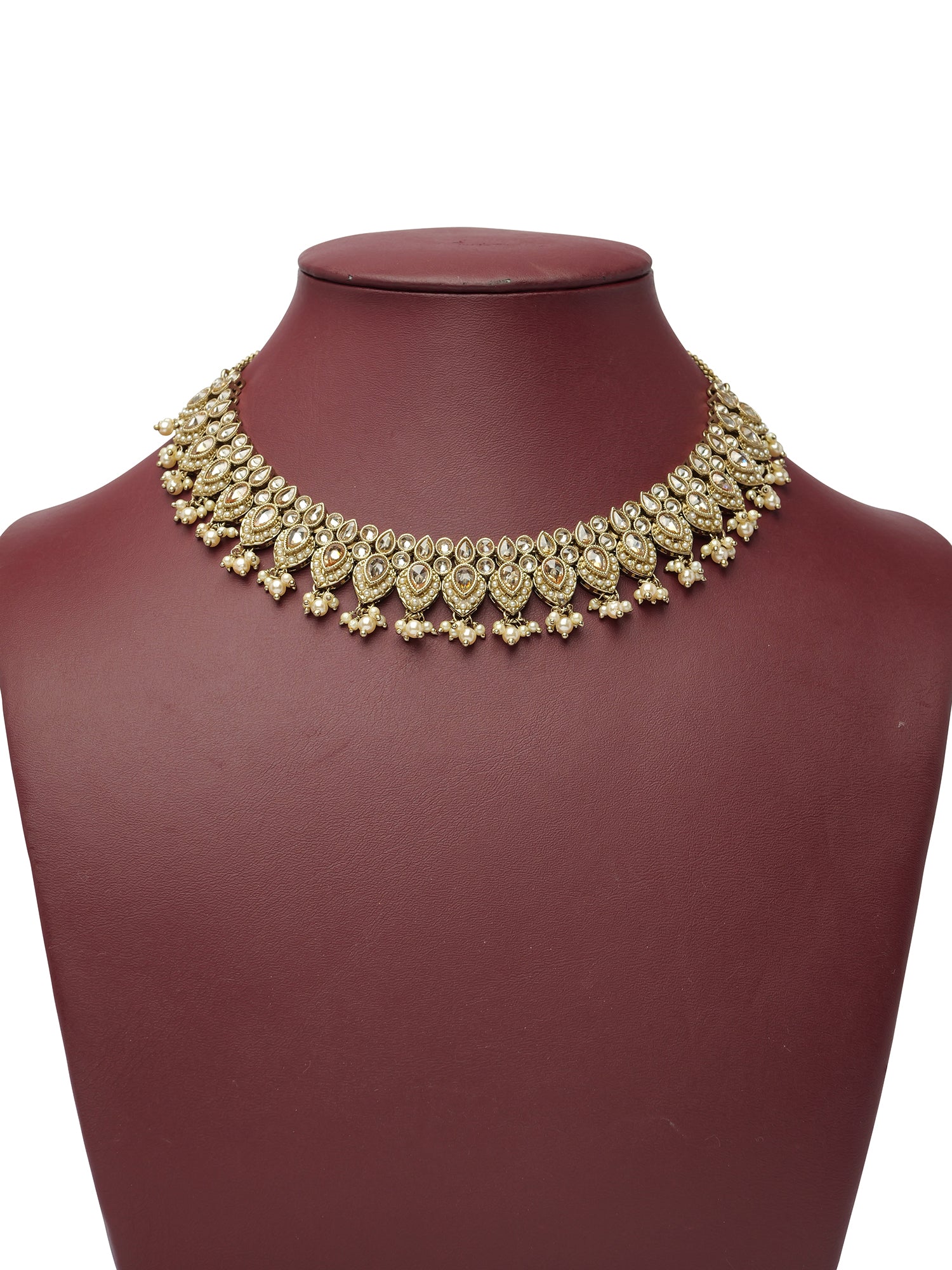 Parveen Necklace Set in Champagne