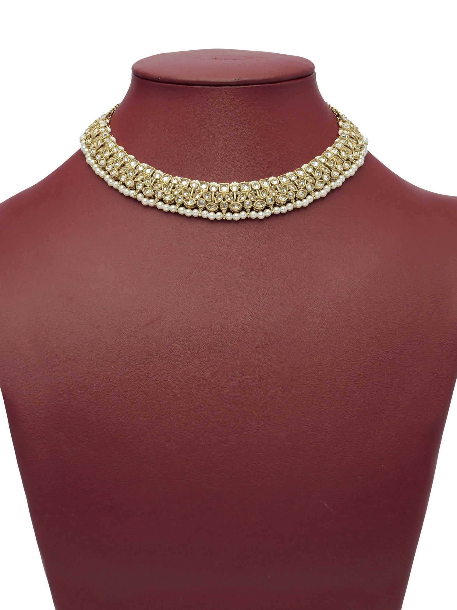 Pavani Necklace Set in White