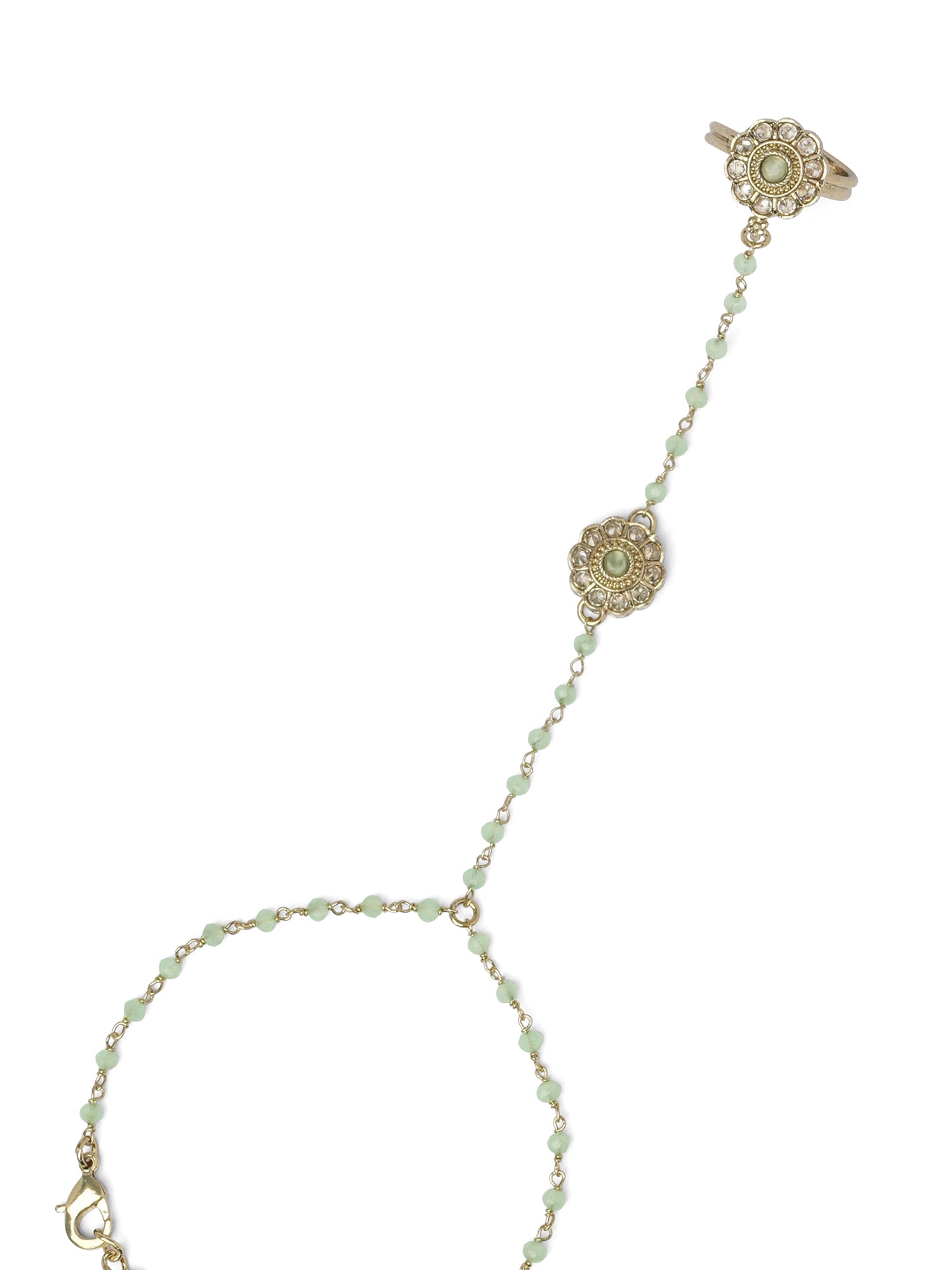 Phool Hand Chain in Mint