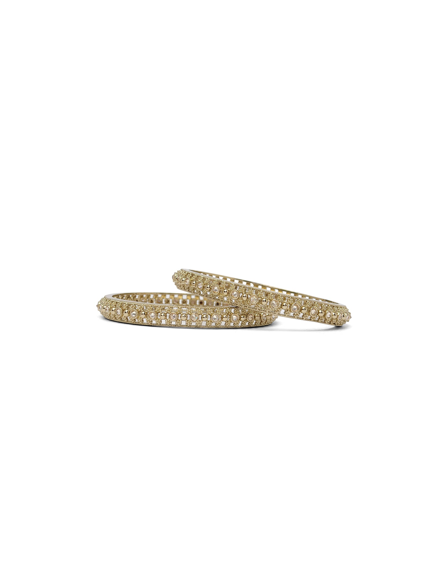 Pia Kada Bangles in Antique Gold