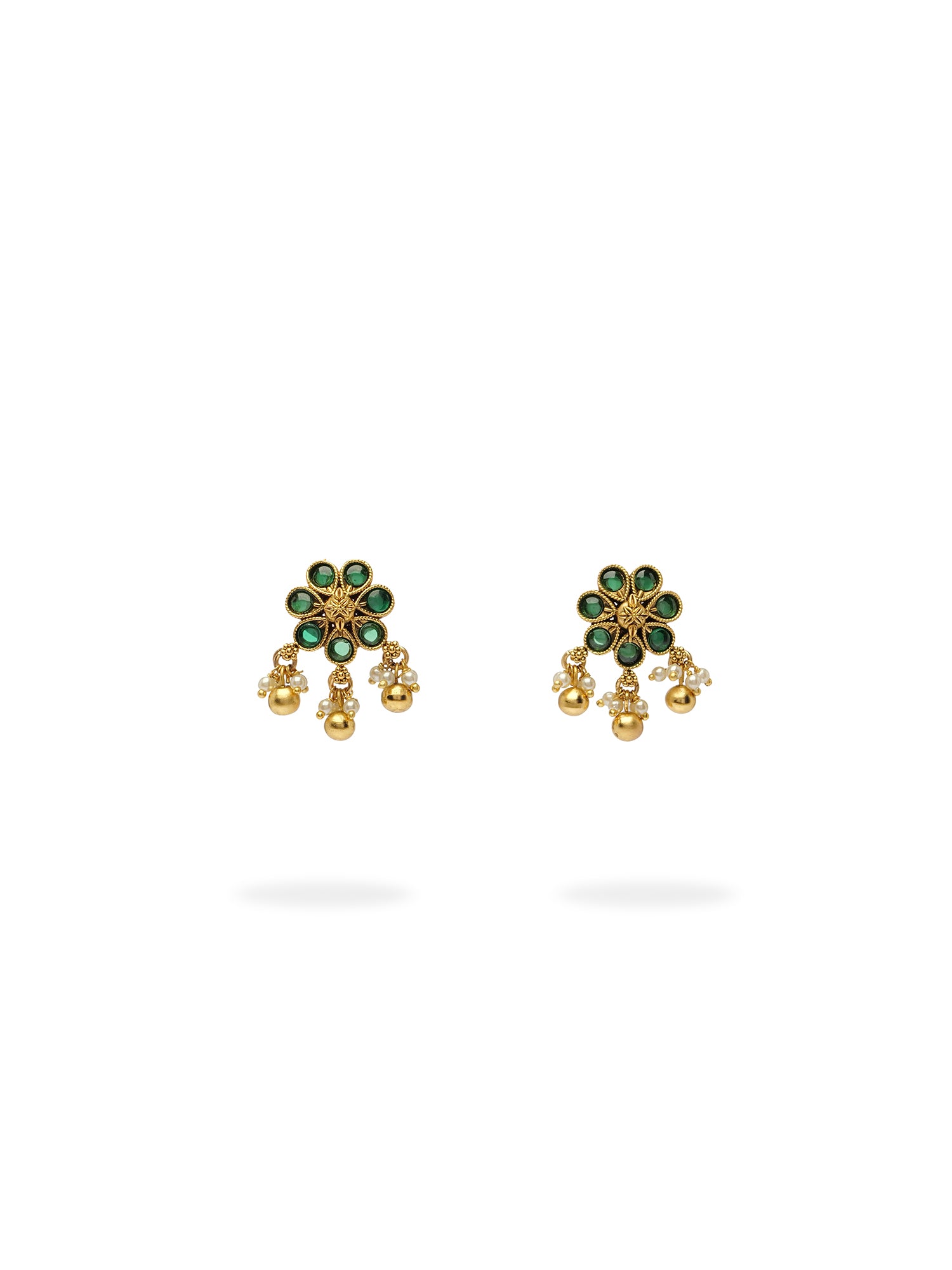 Piya Small Earrings in Green