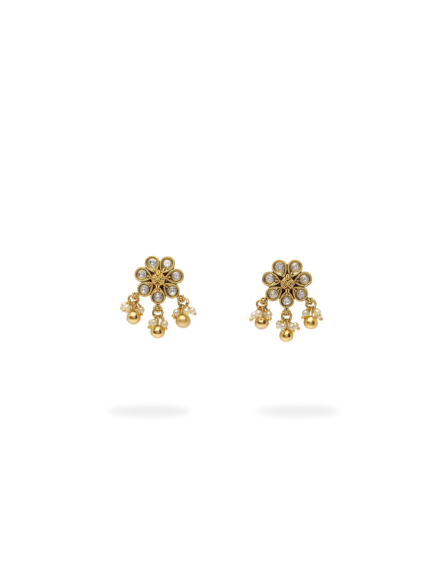 Piya Small Earrings in White