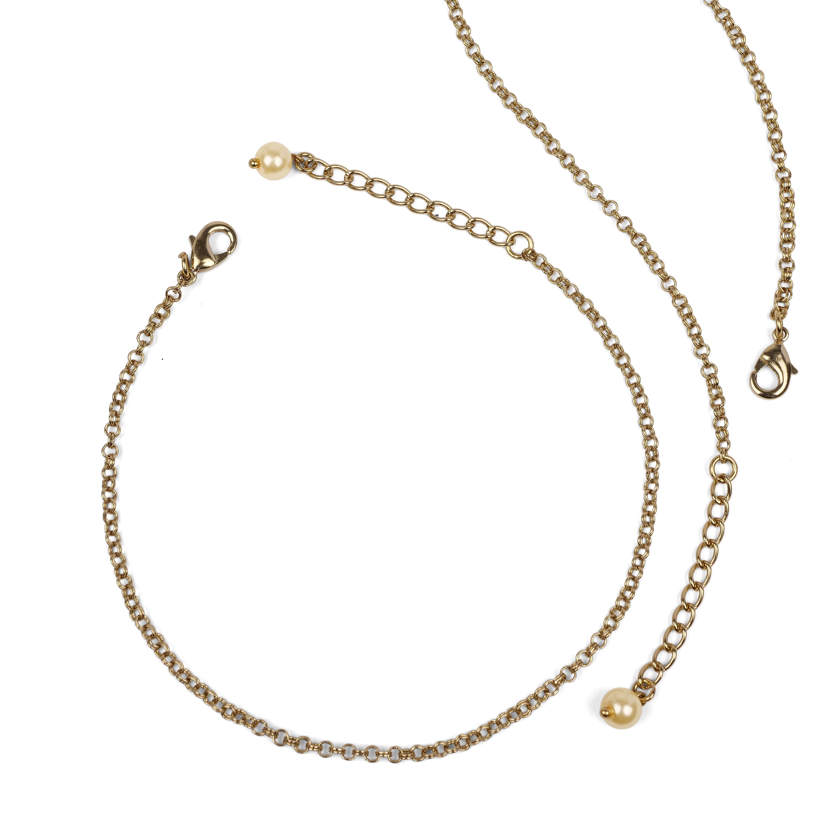 Imani Antique Gold Chain Anklets