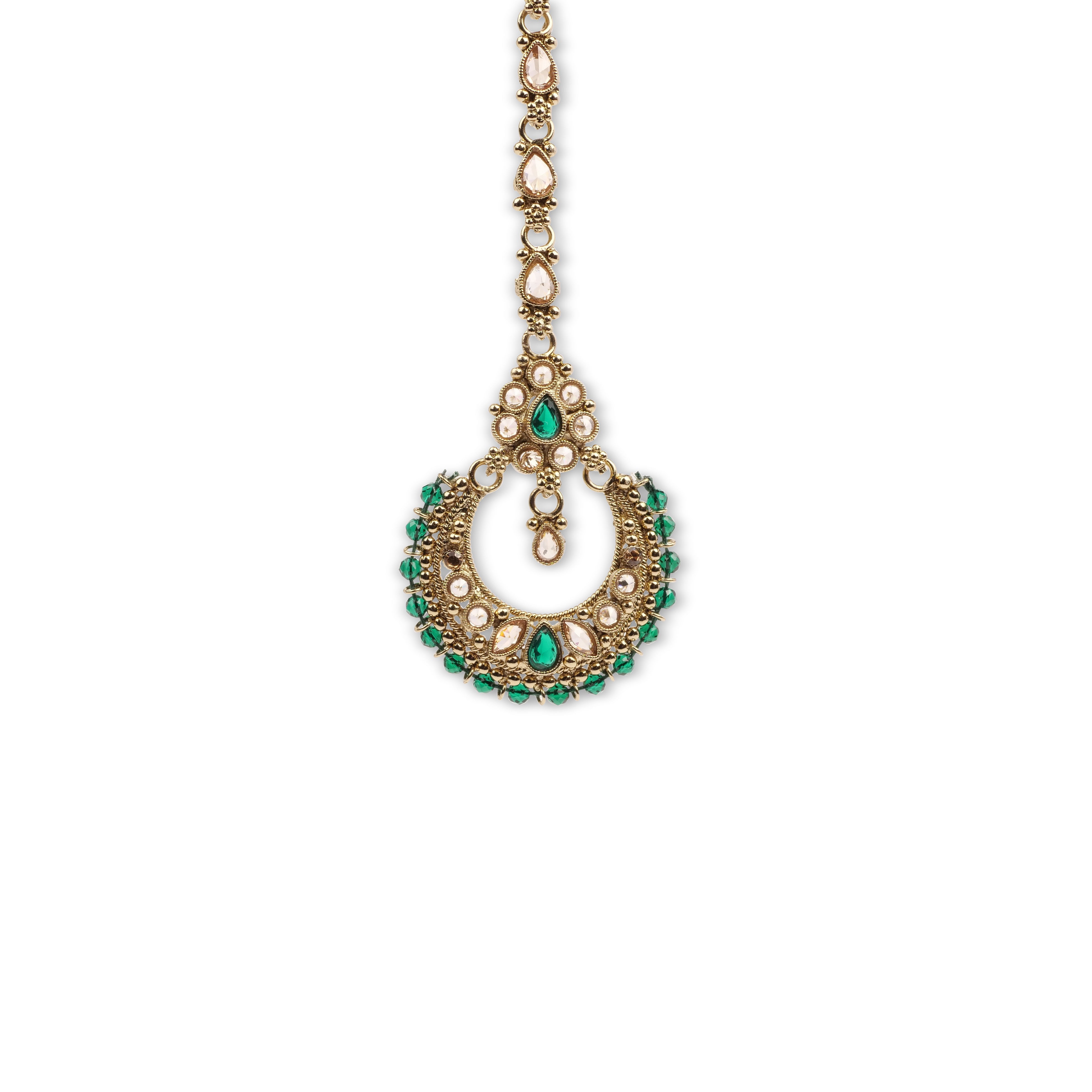 Ishara Necklace Set in Green