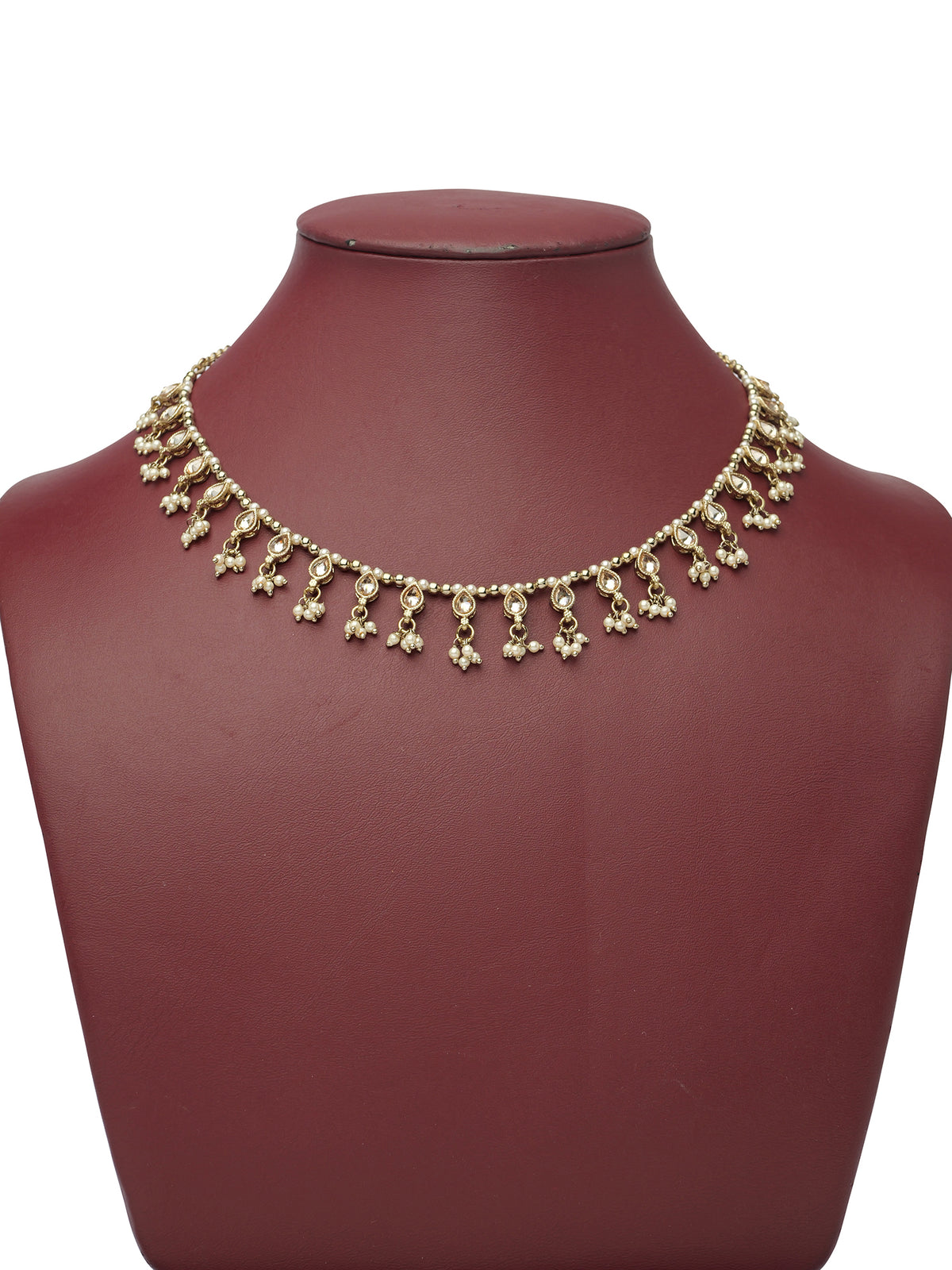 Rabia Pearl Necklace in Chamapgne