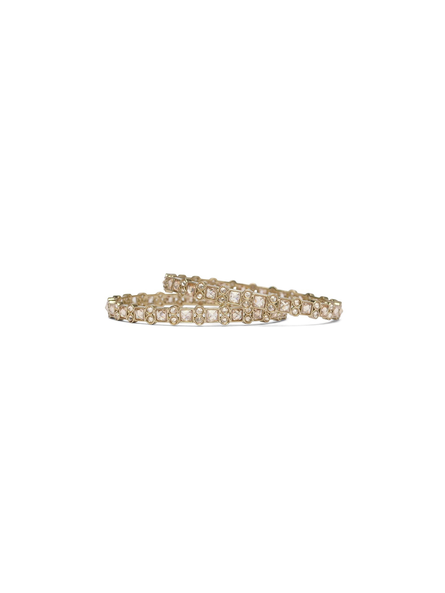 Rajeena Kada Bangles in Champagne