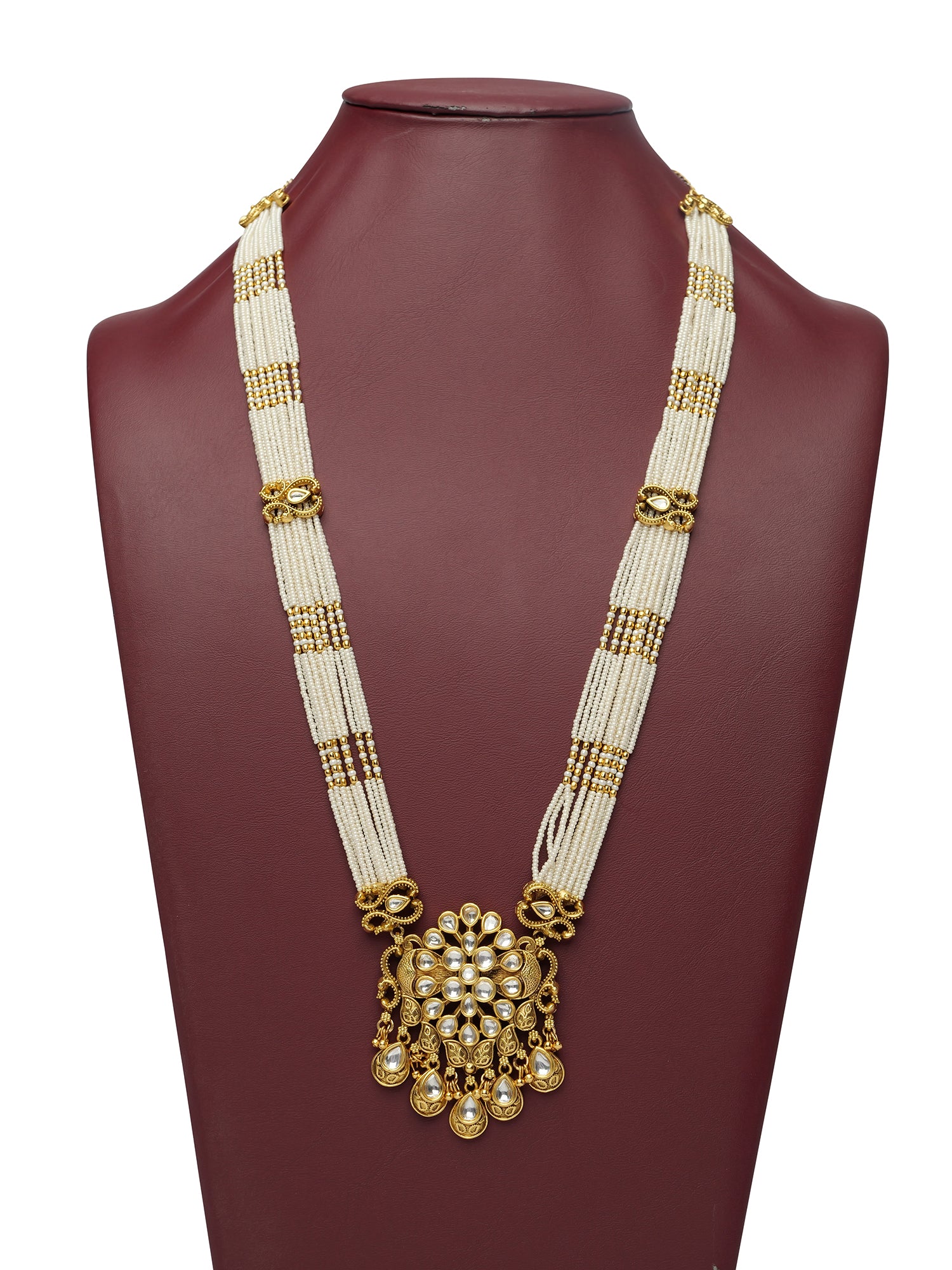 Ranjani Kundan Rani Haar in Pearl