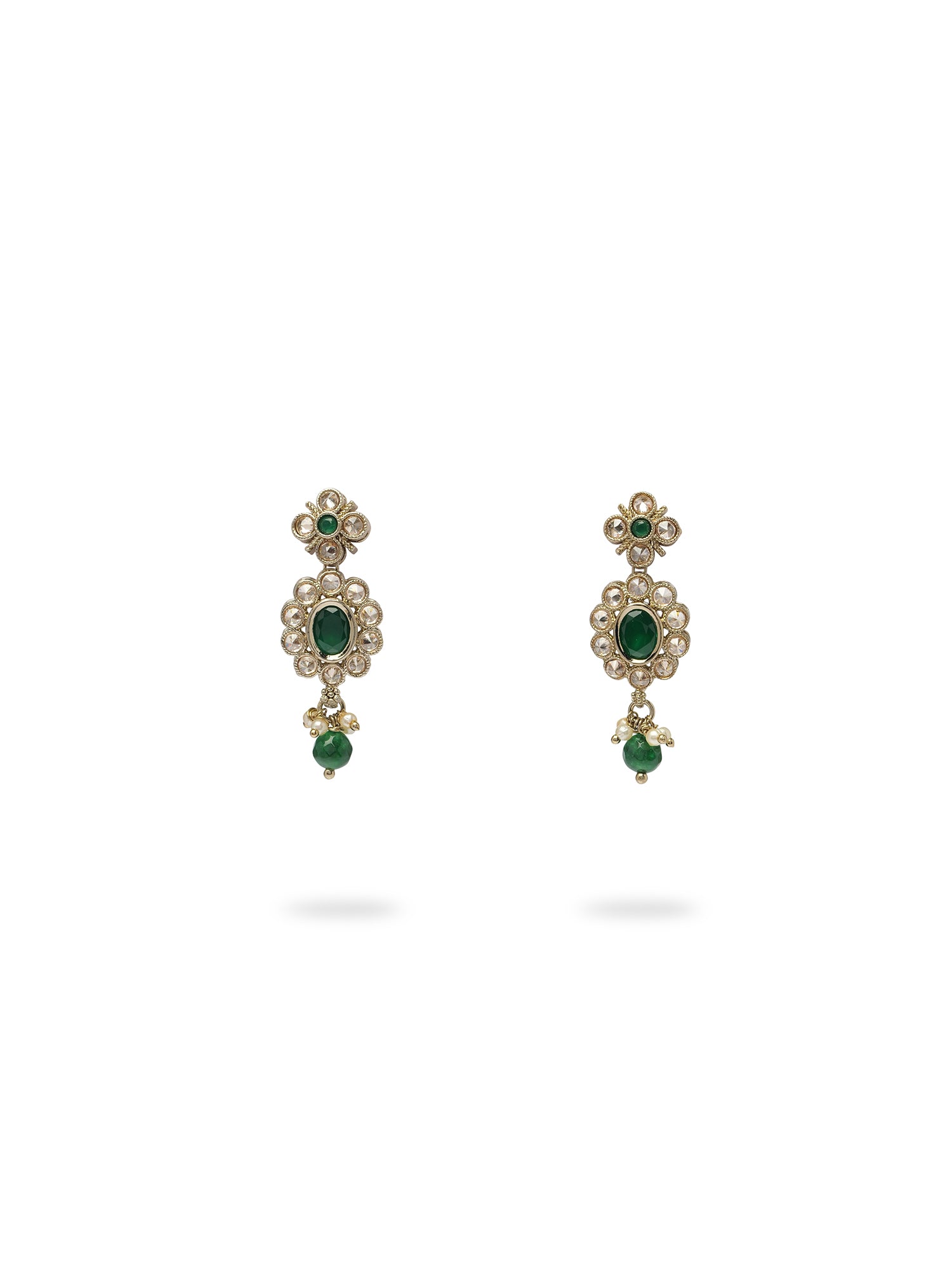 Rashi Necklace Set in Green