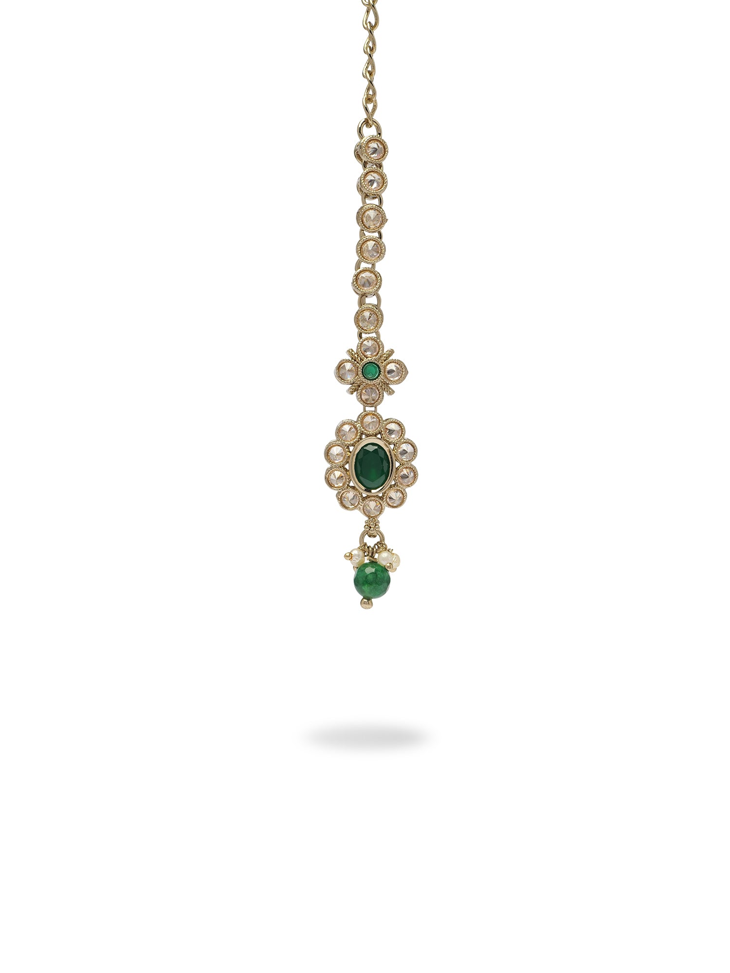 Rashi Necklace Set in Green