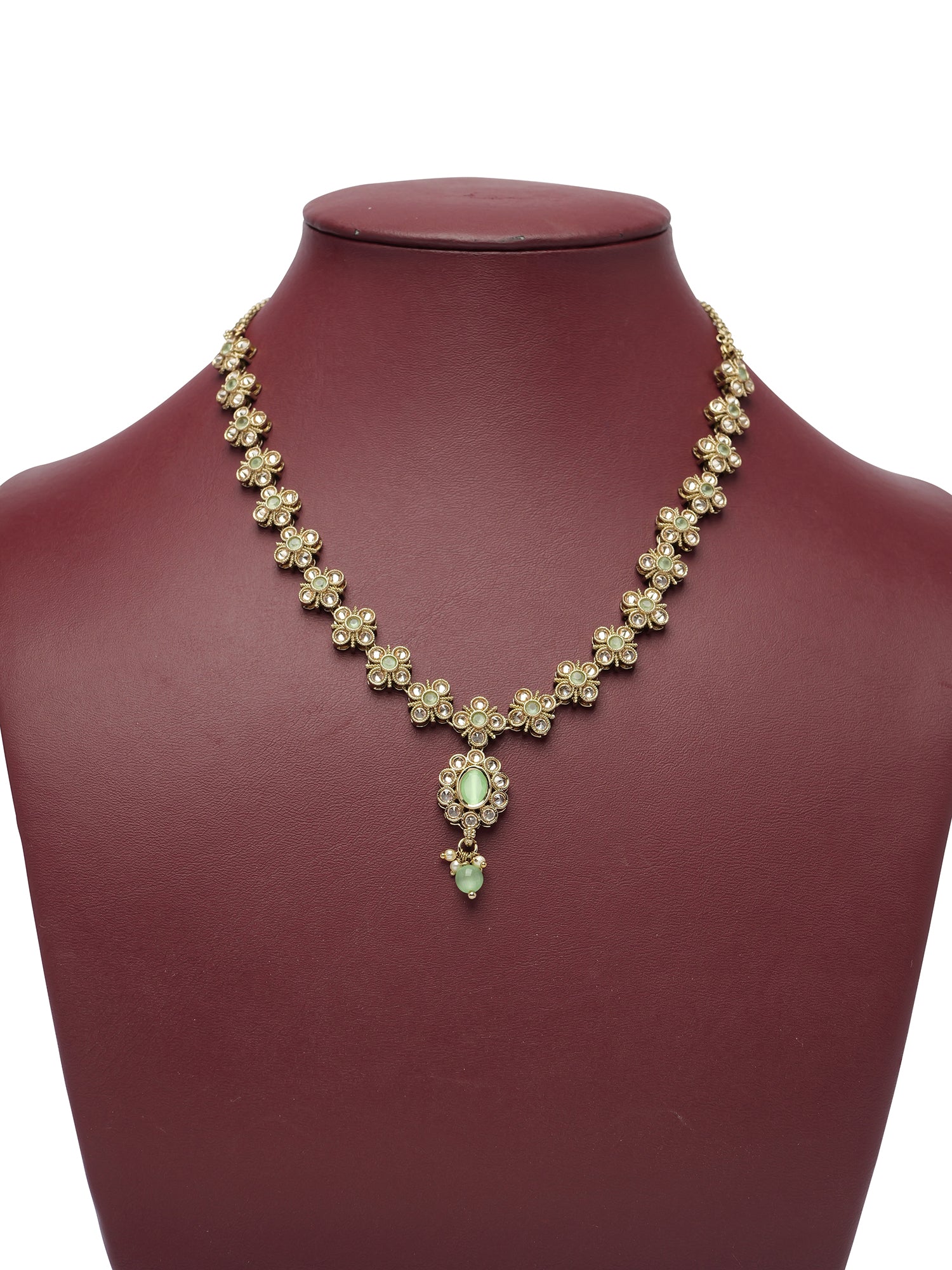 Rashi Necklace Set in Mint